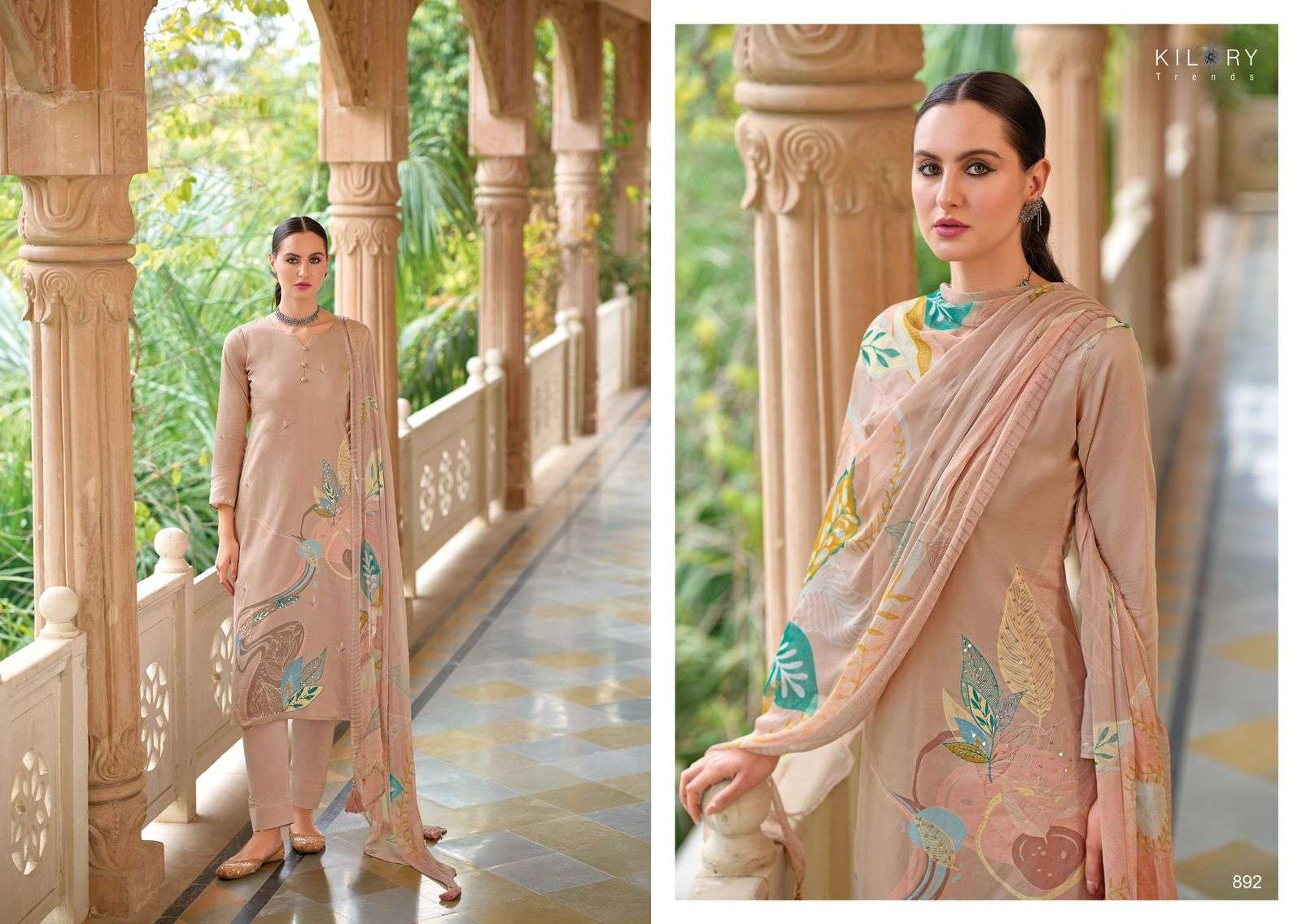  KILORY TRENDZ ROZANA COTTON FANCY HAND WORK SUIT