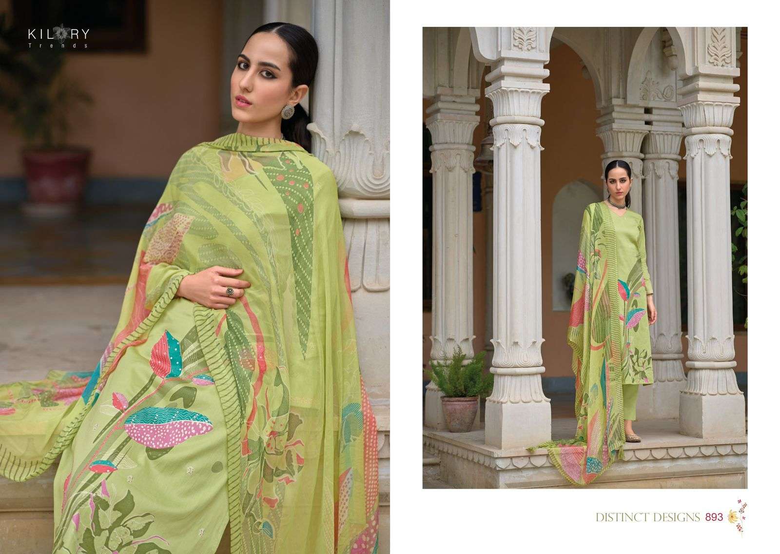  KILORY TRENDZ ROZANA COTTON FANCY HAND WORK SUIT
