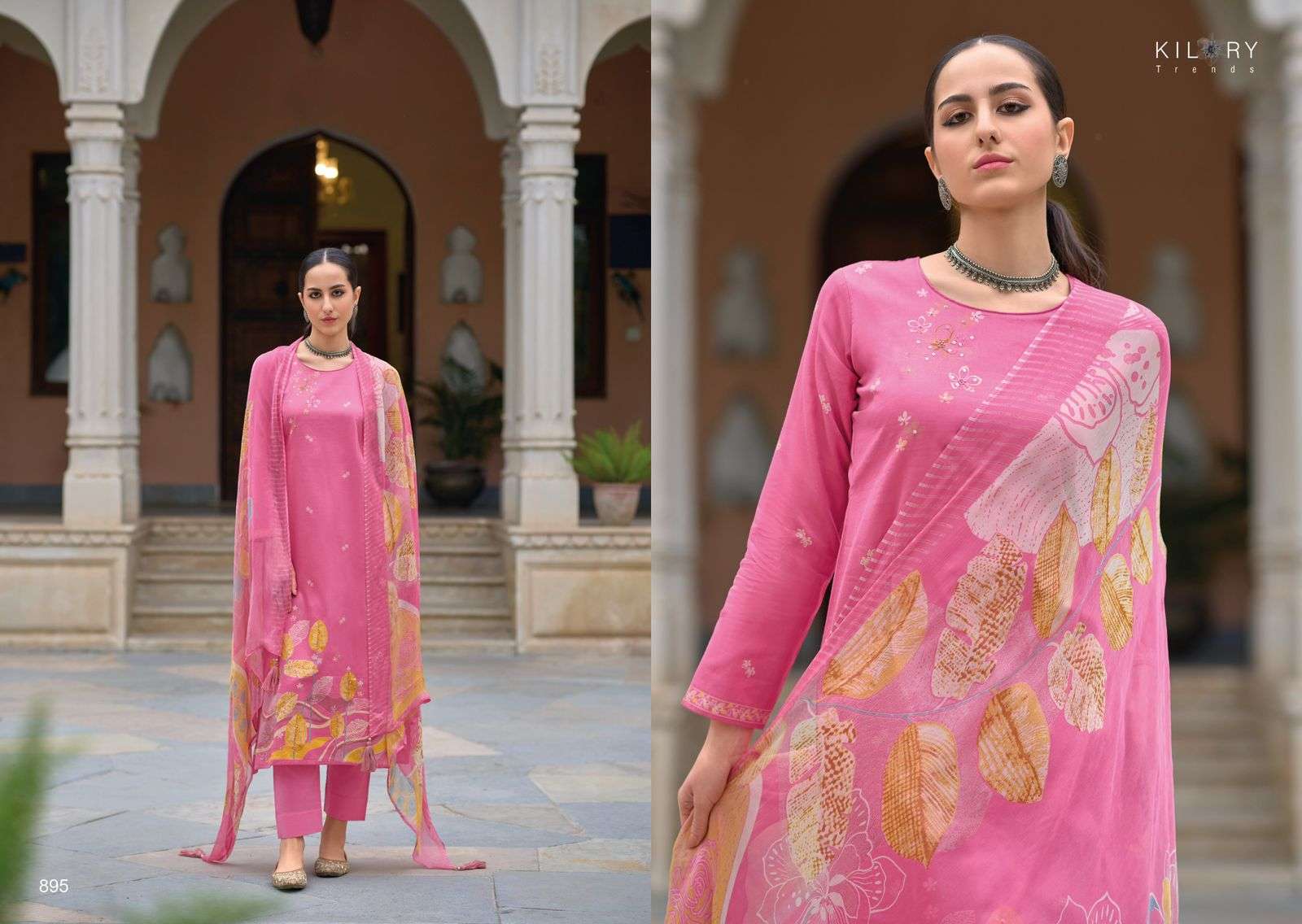  KILORY TRENDZ ROZANA COTTON FANCY HAND WORK SUIT