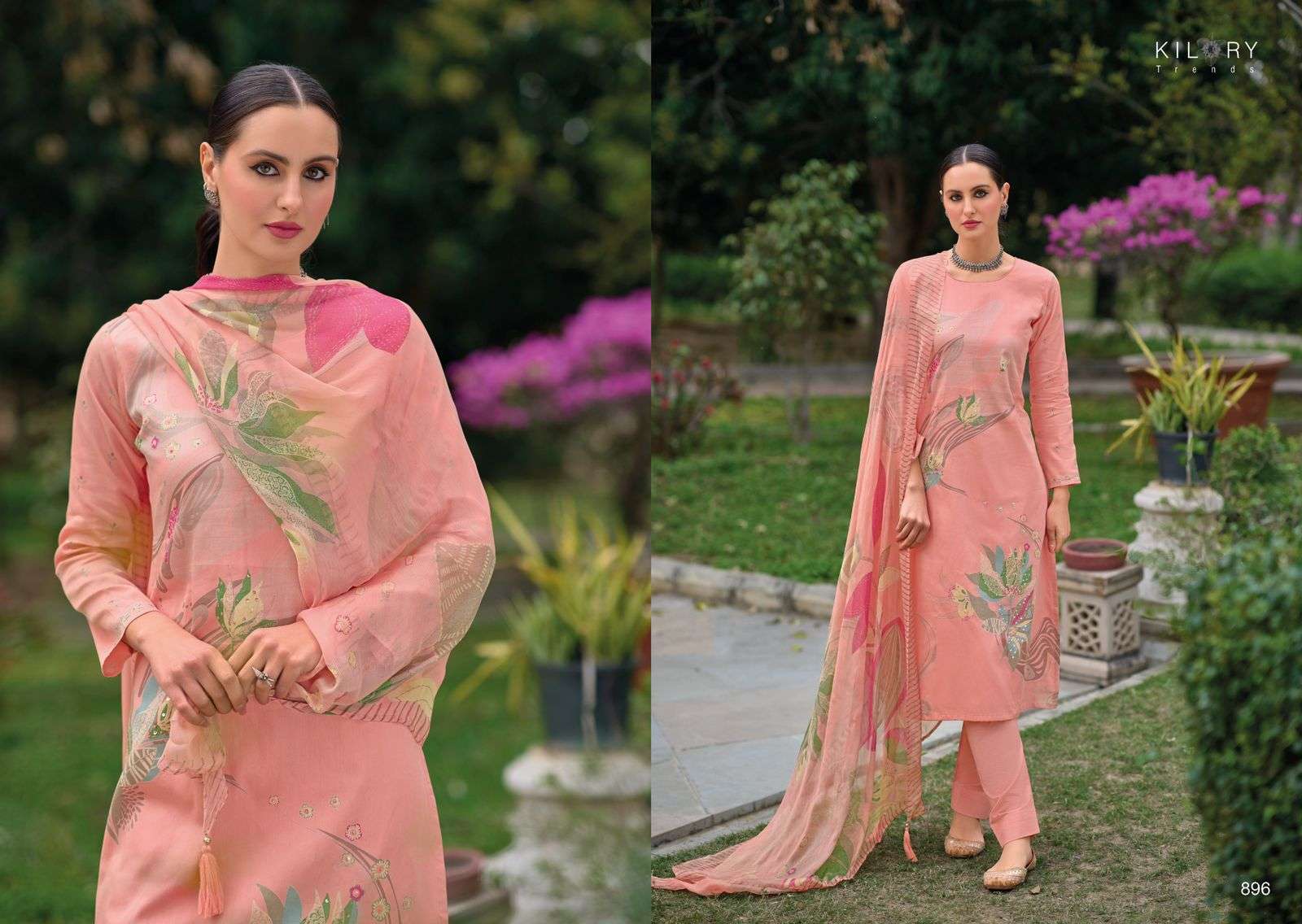  KILORY TRENDZ ROZANA COTTON FANCY HAND WORK SUIT