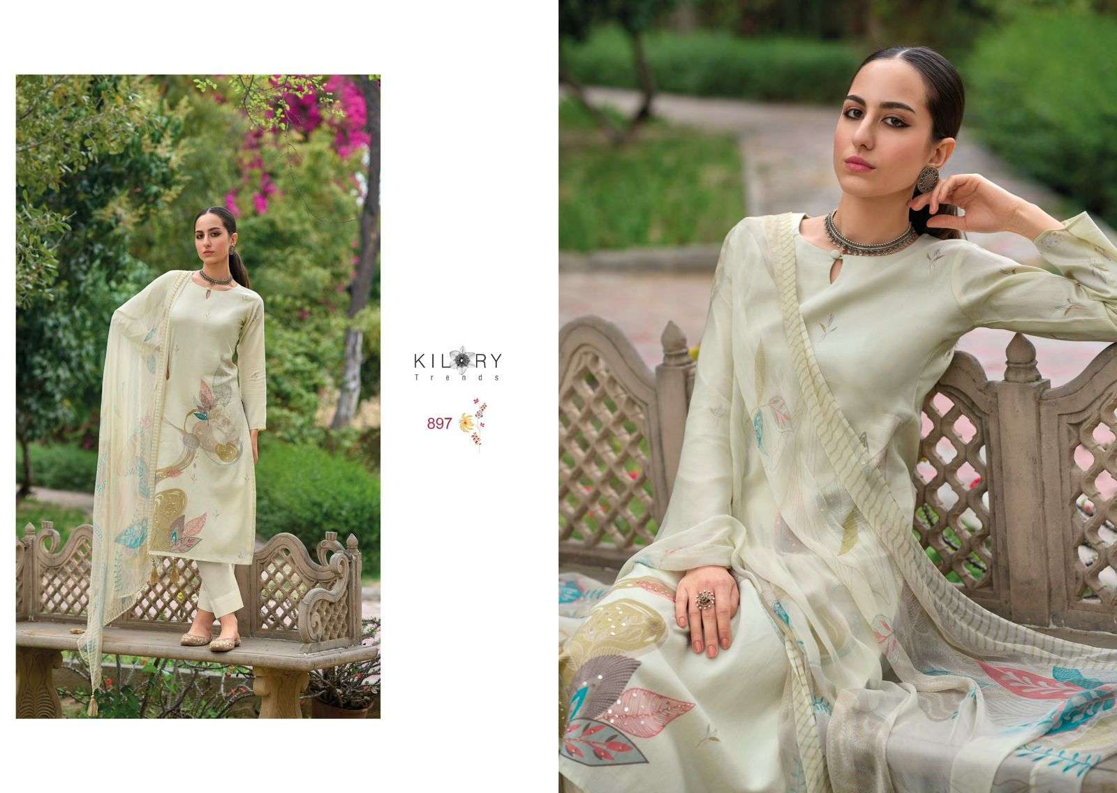  KILORY TRENDZ ROZANA COTTON FANCY HAND WORK SUIT