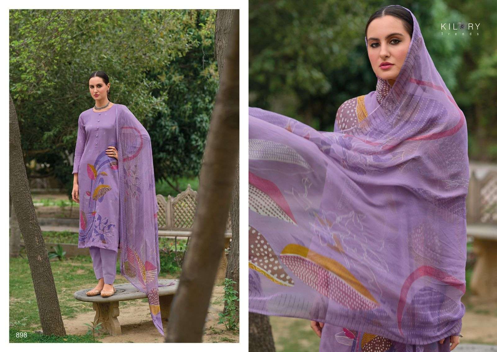  KILORY TRENDZ ROZANA COTTON FANCY HAND WORK SUIT