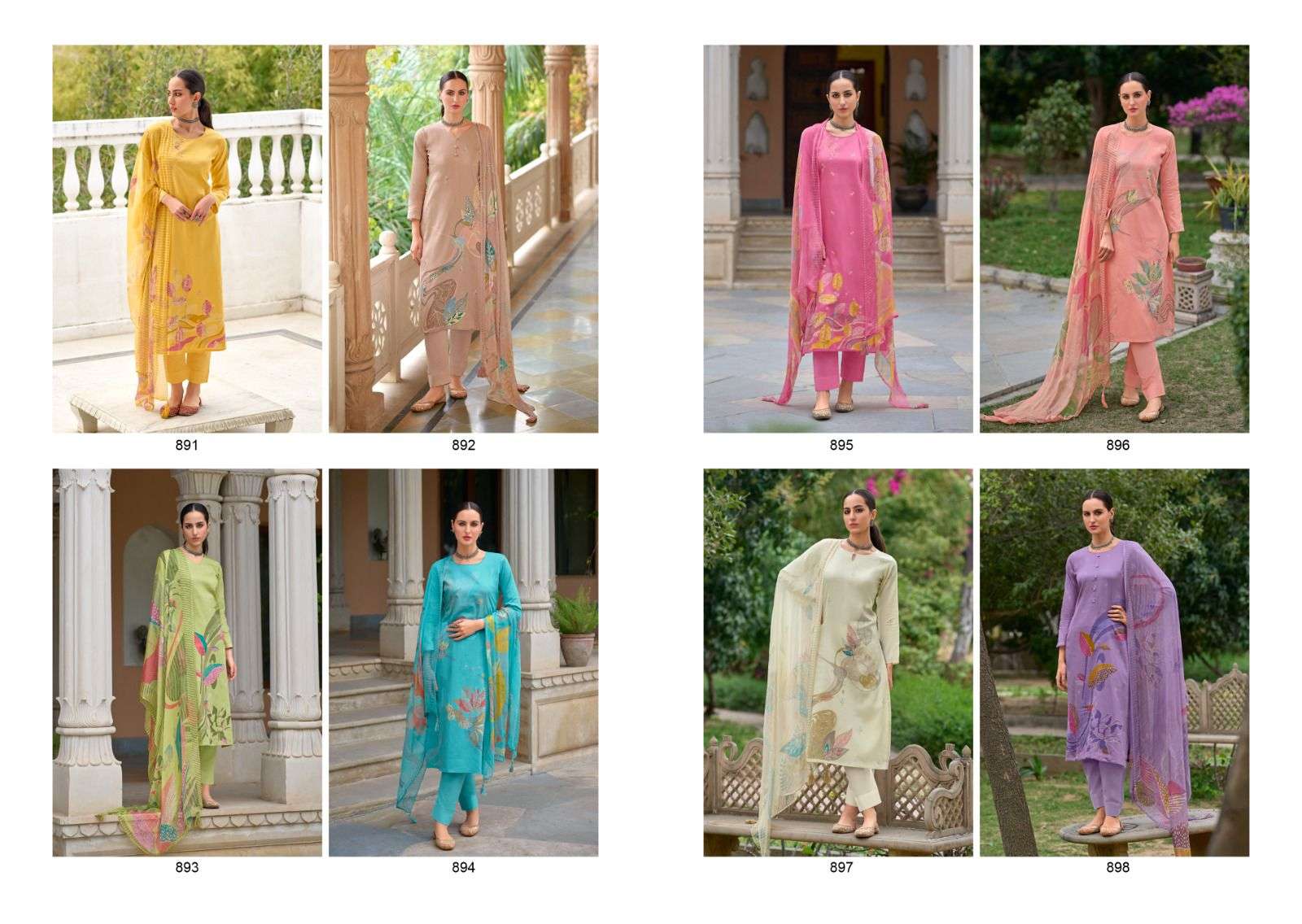  KILORY TRENDZ ROZANA COTTON FANCY HAND WORK SUIT