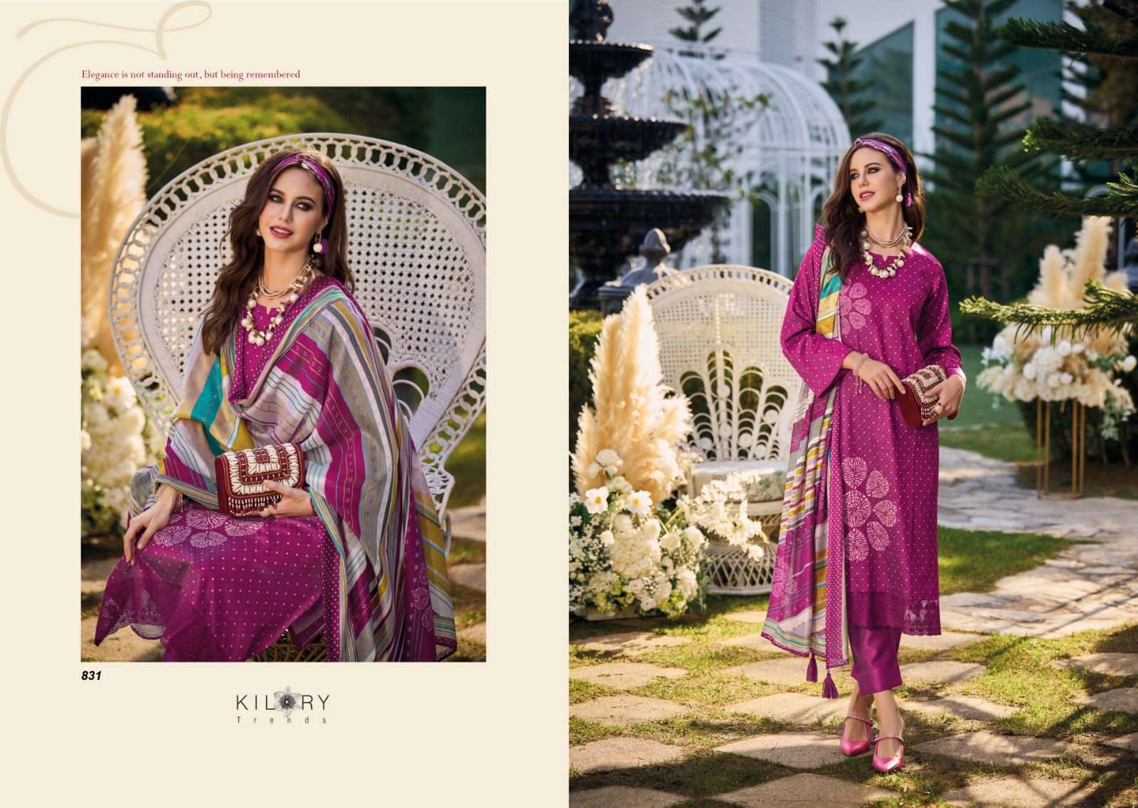  KILORY TRENDZ RUBY JAM COTTON WITH FANCY WORK SUIT