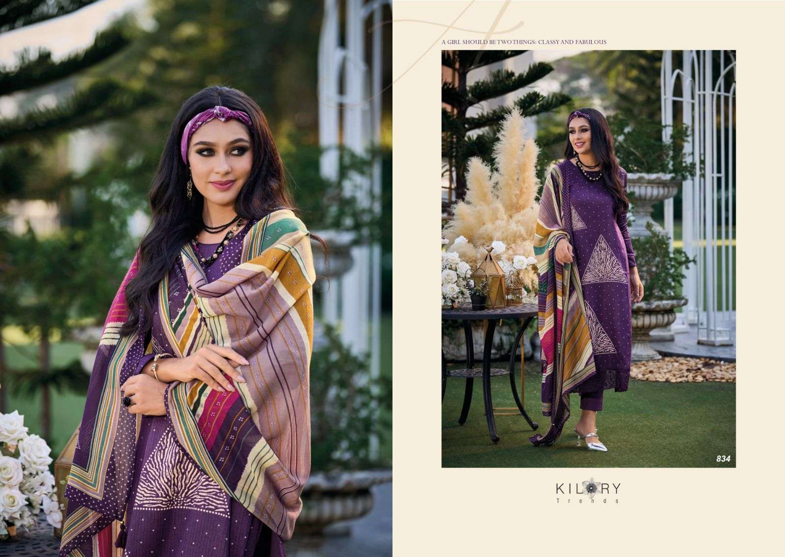  KILORY TRENDZ RUBY JAM COTTON WITH FANCY WORK SUIT