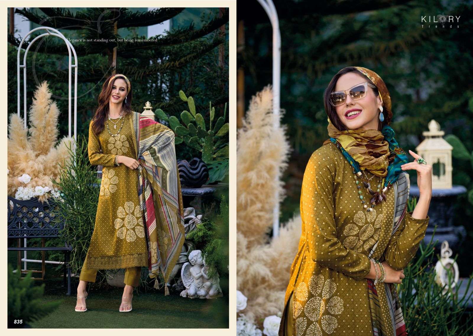  KILORY TRENDZ RUBY JAM COTTON WITH FANCY WORK SUIT