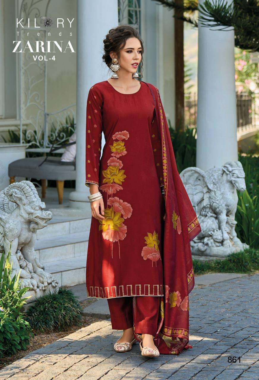 KILORY TRENDZ ZARINA VOL 4 VISCOSE DESIGNER SUIT