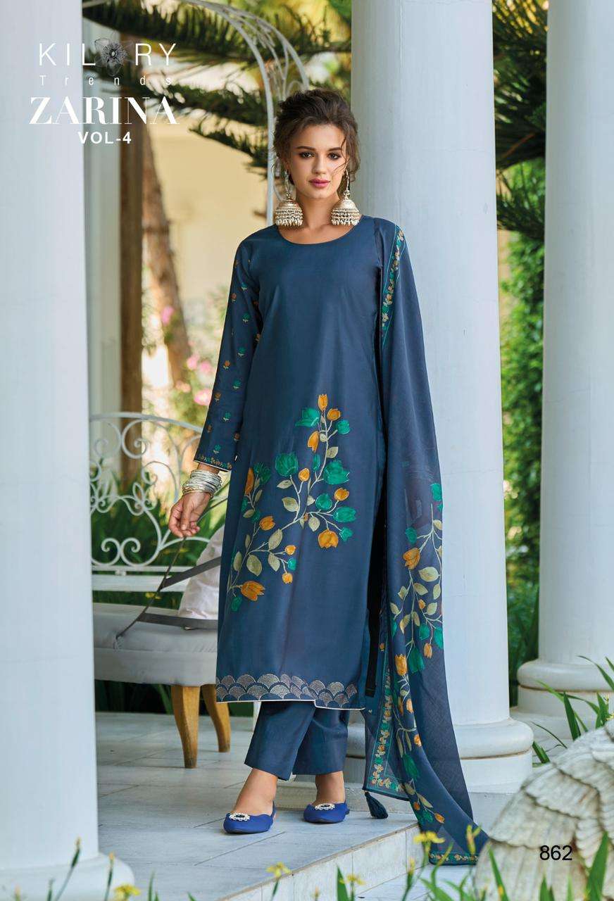 KILORY TRENDZ ZARINA VOL 4 VISCOSE DESIGNER SUIT