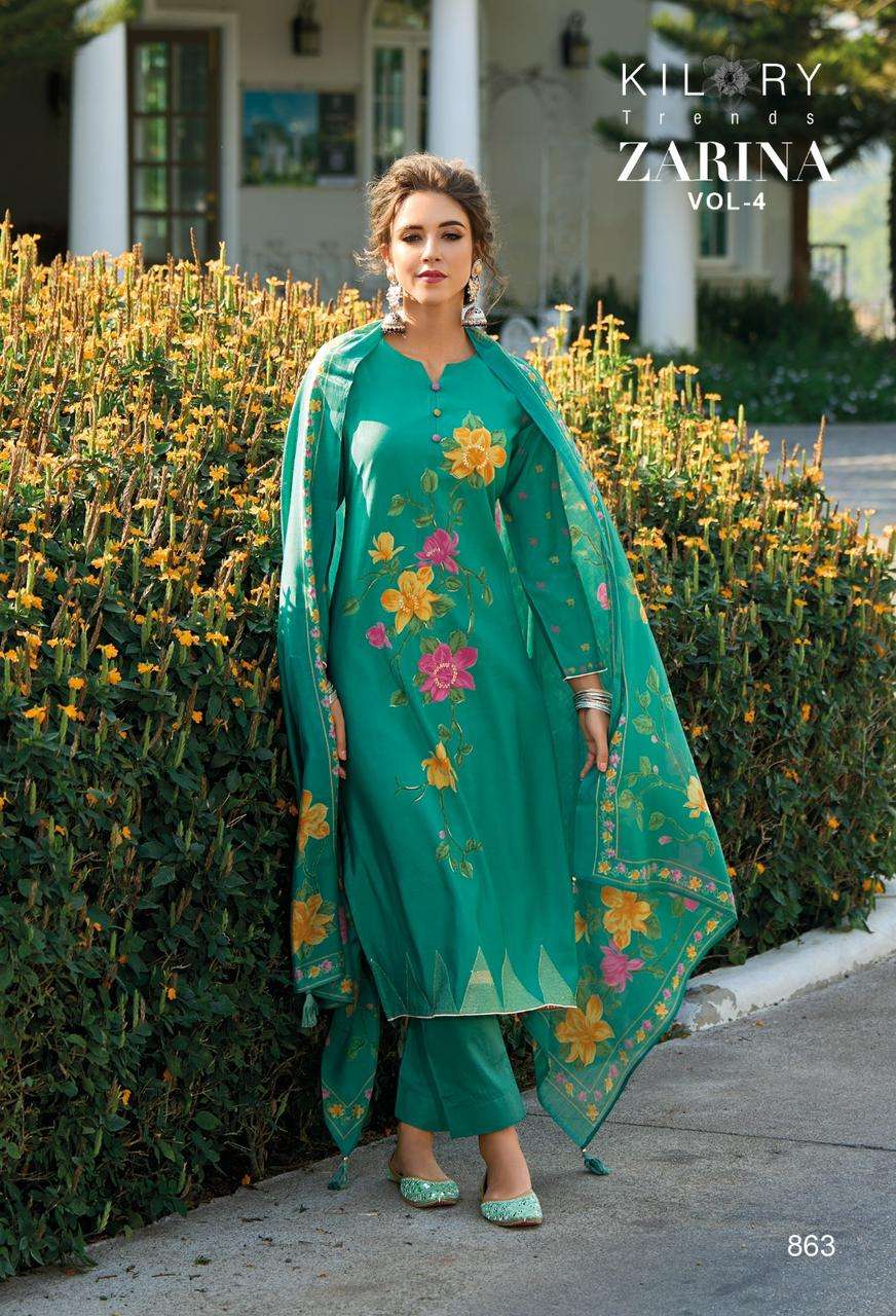 KILORY TRENDZ ZARINA VOL 4 VISCOSE DESIGNER SUIT