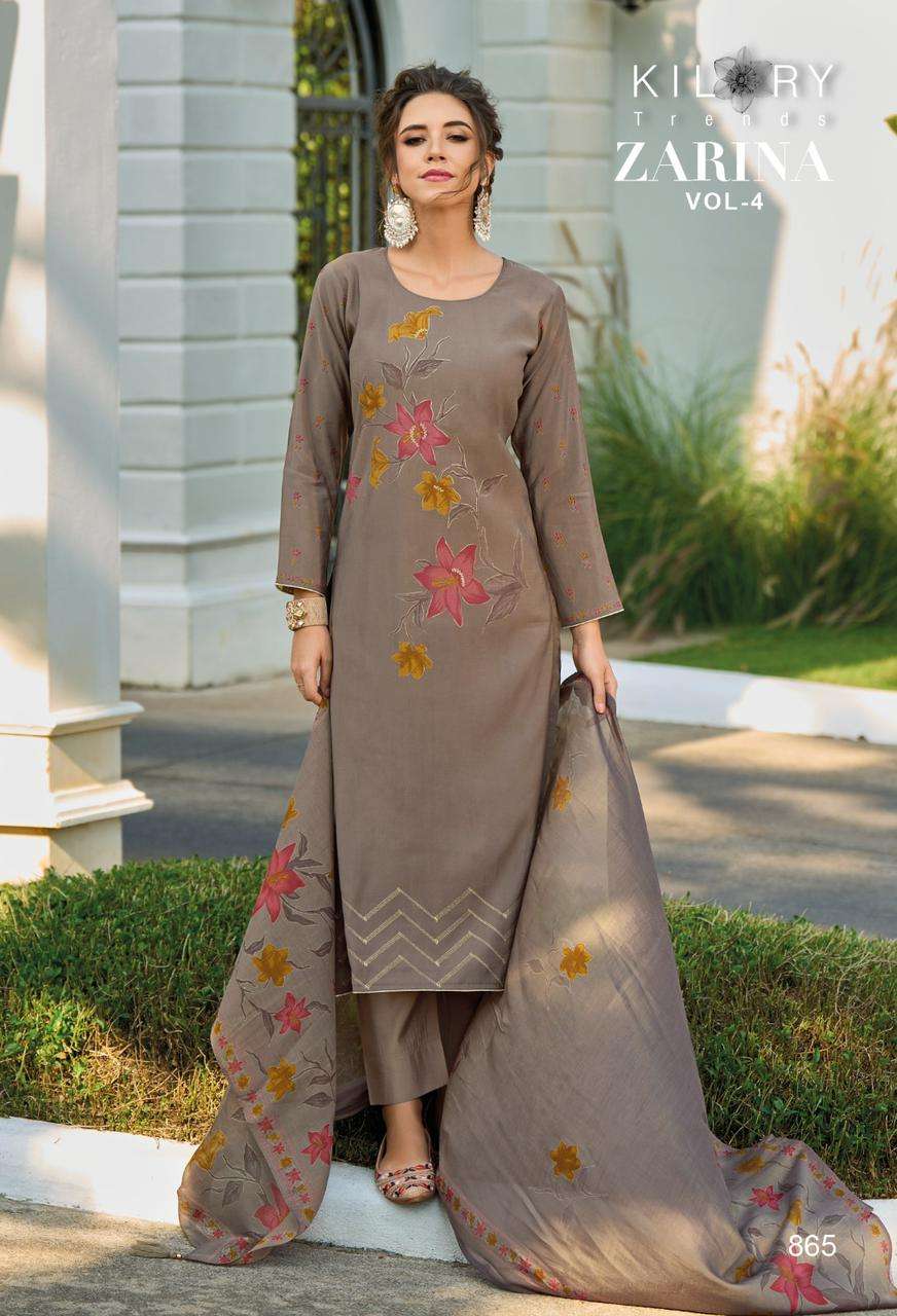 KILORY TRENDZ ZARINA VOL 4 VISCOSE DESIGNER SUIT