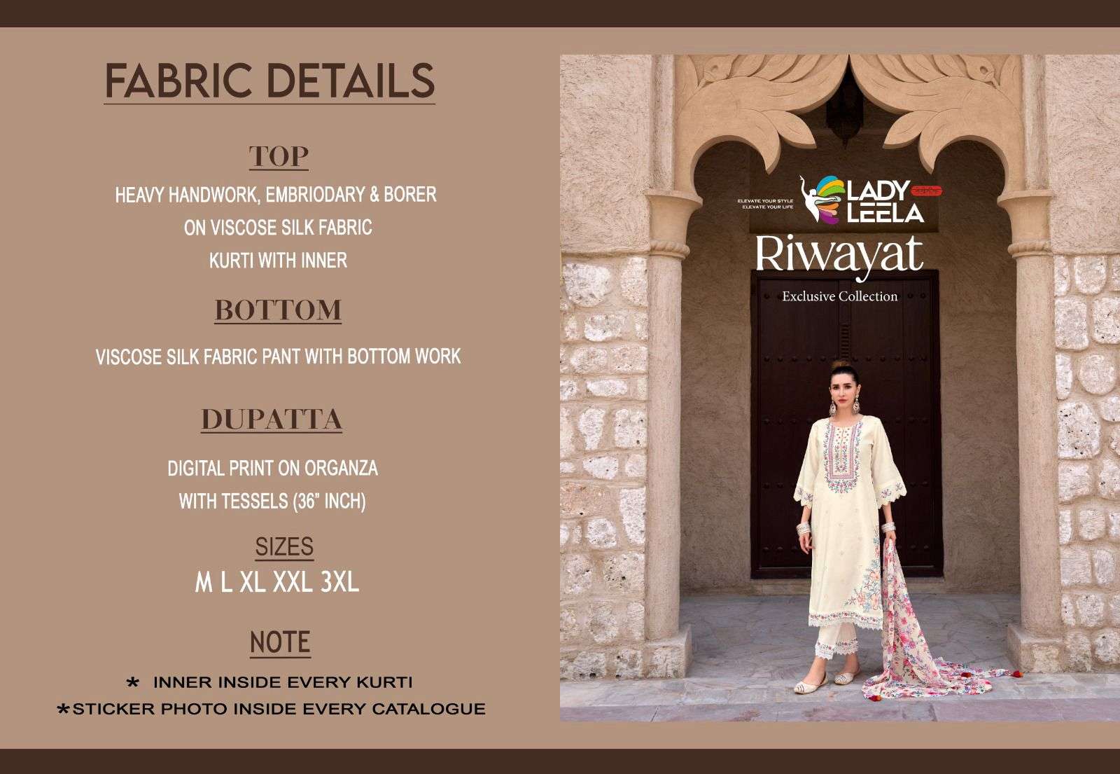 LADY LEELA RIWAYAT FANCY DESIGNER PARTY WEAR SUIT