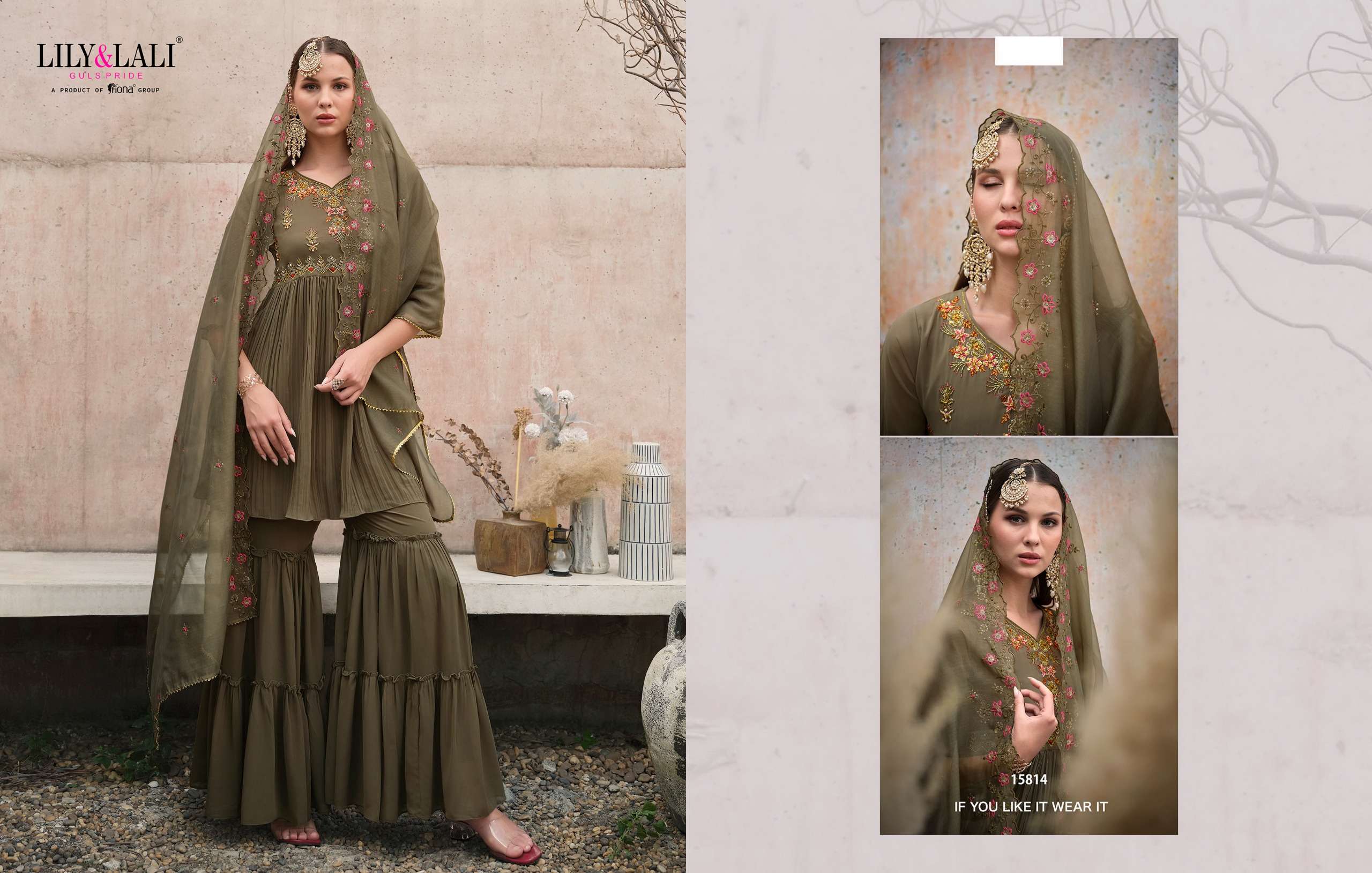 LILY AND LALI DIDAAR DESIGNER SHARARA SUIT