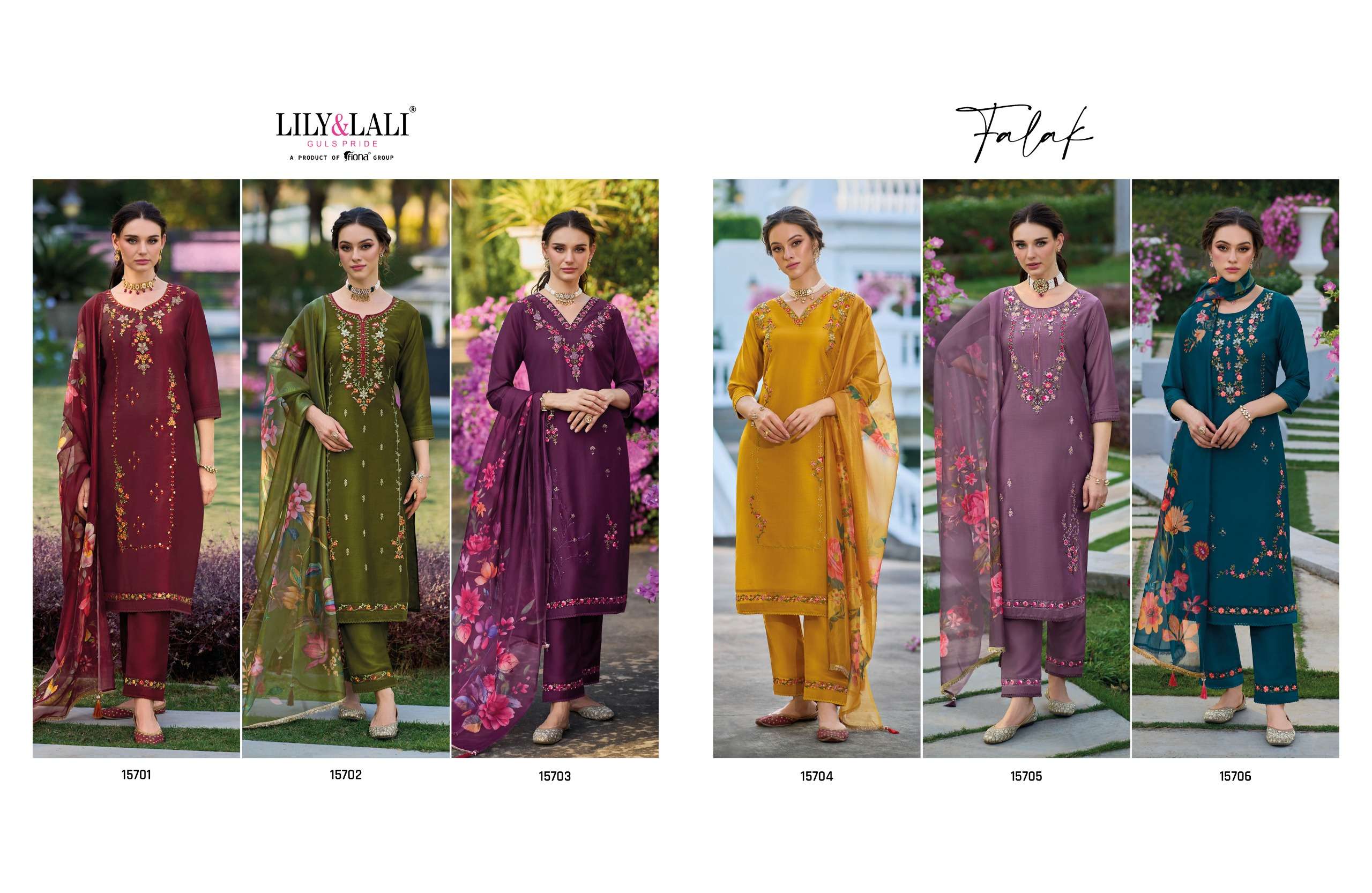 LILY AND LALI FALAK DESIGNER PARTY WEAR SUIT