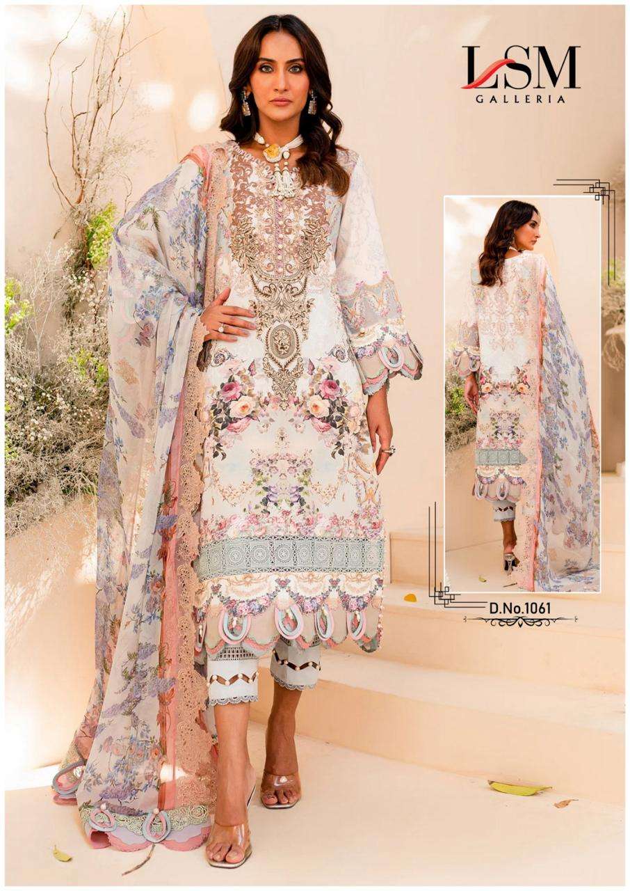 LSM GALLERIA PARIAN DREAM VOL 7 LAWN COTTON SALWAR SUIT