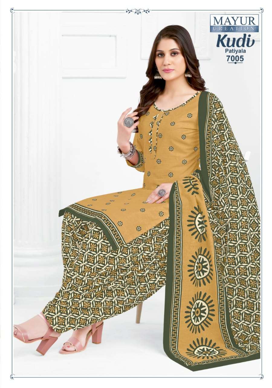 MAYUR CREATION KUDI PATIYALA VOL 7 COTTON PRINTED SUIT