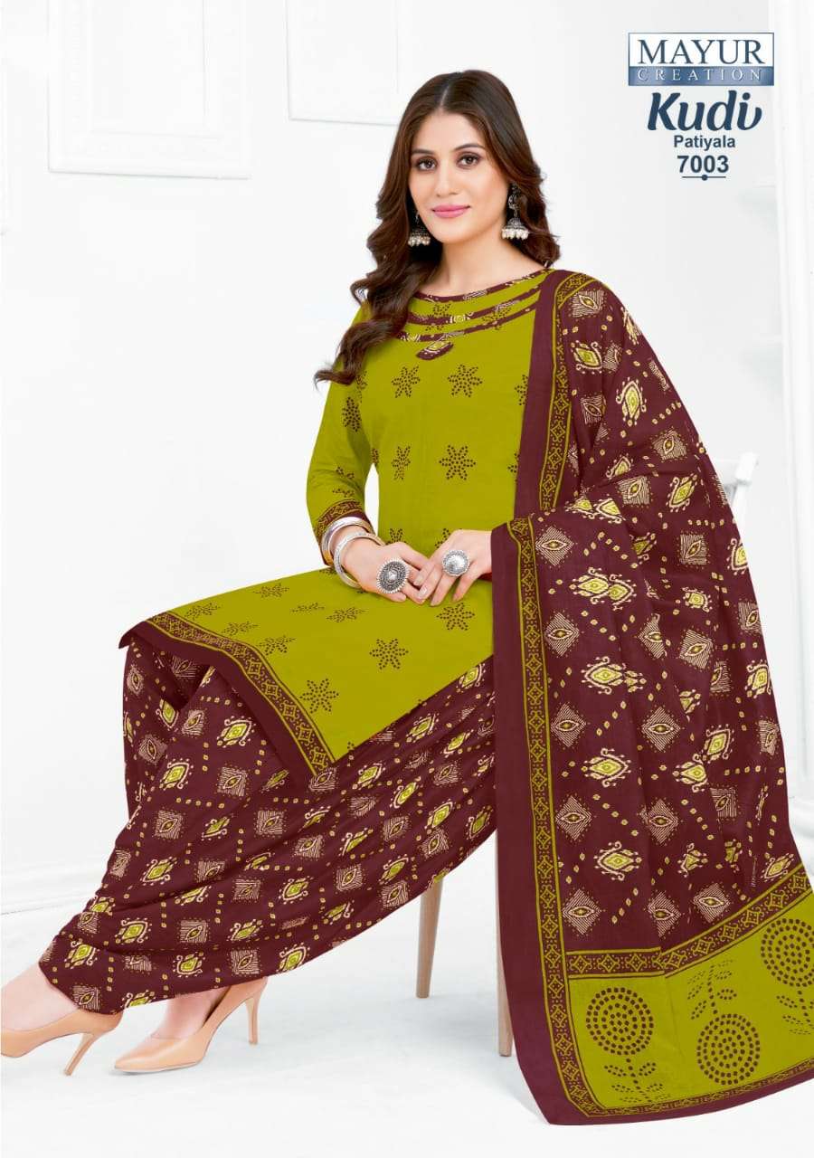 MAYUR CREATION KUDI PATIYALA VOL 7 COTTON PRINTED SUIT