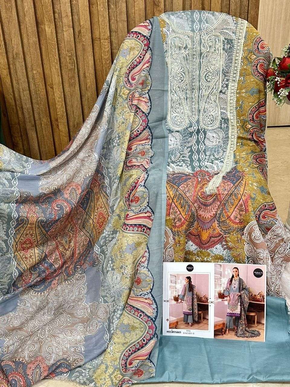 MEHBOOB TEX D NO 1256 B AND 1257 D COTTON SALWAR KAMEEZ 