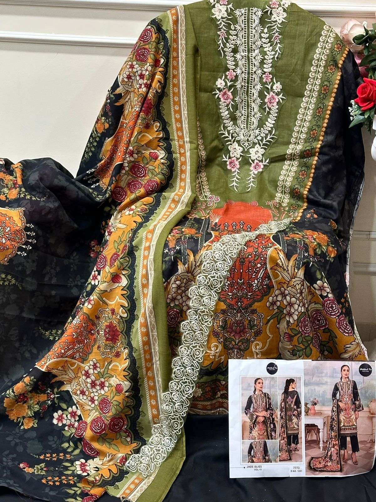 MEHBOOB TEX JADE BLISS VOL 11 COTTON SALWAR KAMEEZ 