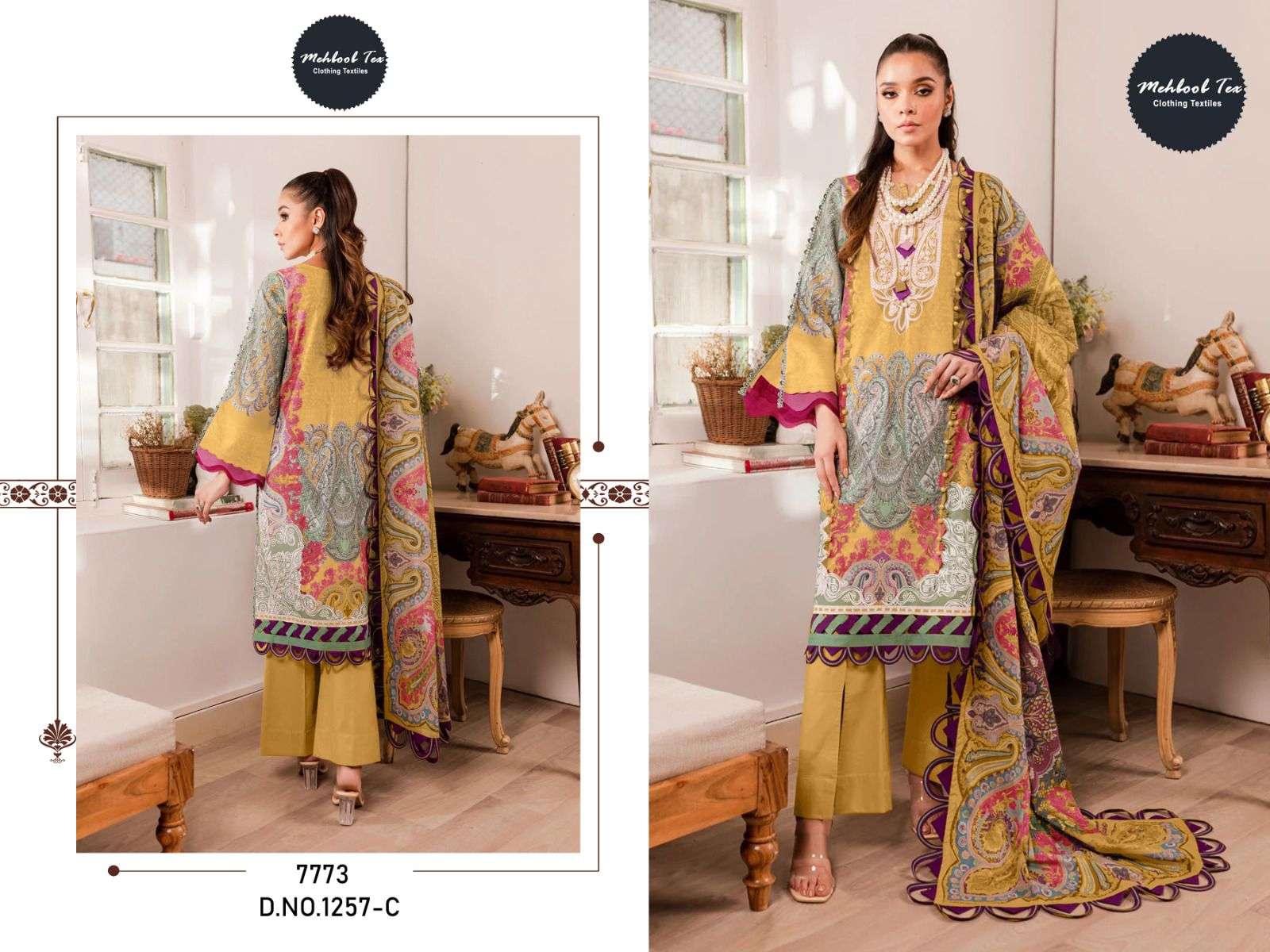 MEHBOOB TEX NEEDLE COURT VOL 1 COTTON SALWAR KAMEEZ 