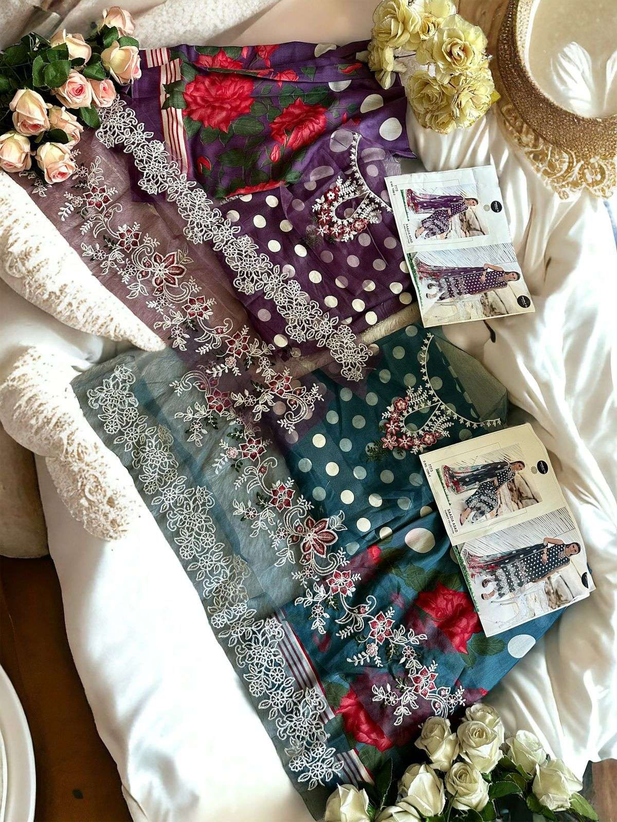 MEHBOOB TEX SAADIA ASAD SUMMER COLLCTION COTTON SUIT