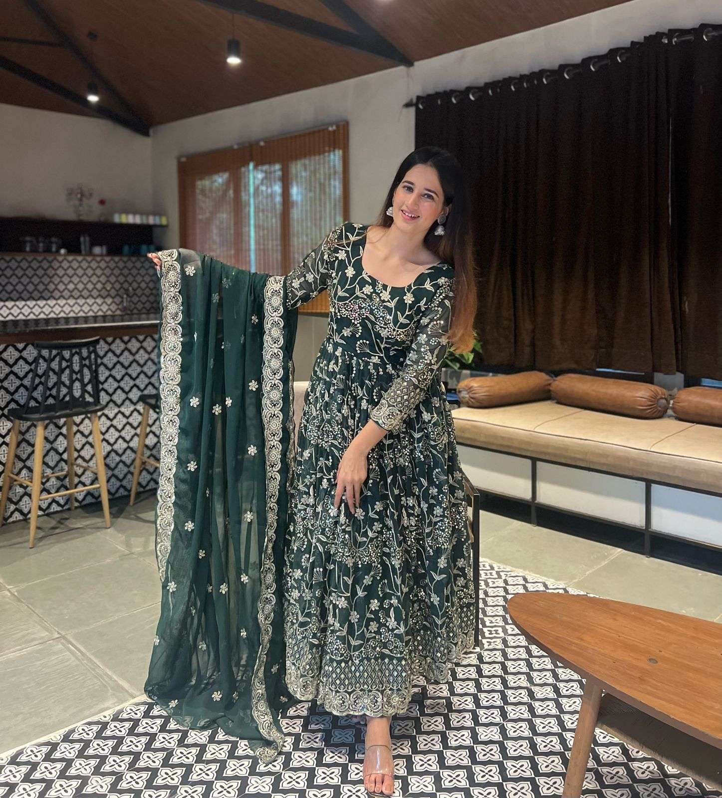 MF 383 ANARKALI KURTI