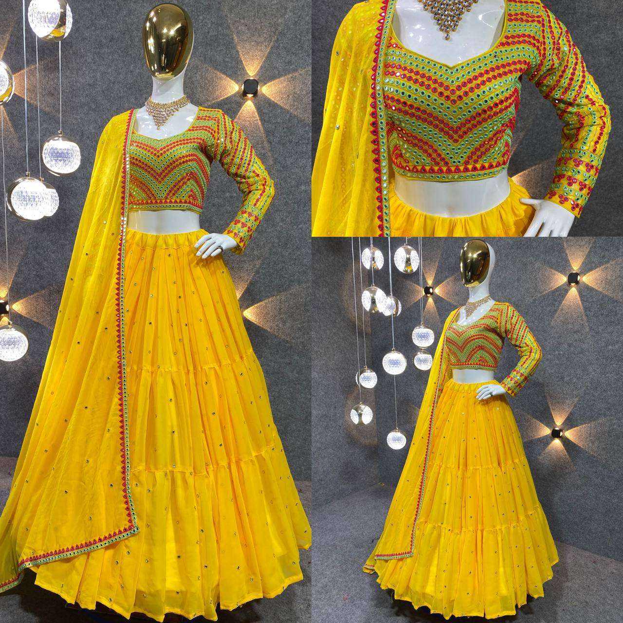 MF 384 LEHENGA CHOLI