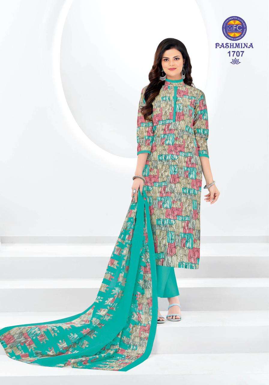 MFC PASHMINA VOL 17 HEAVY COTTON SALWAR SUIT