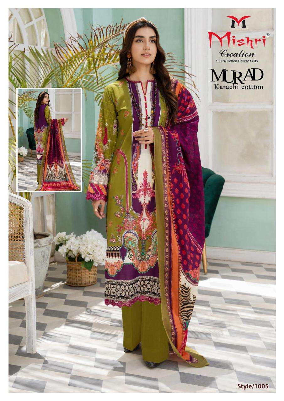 MISHRI CREATION MURAD VOL 1 COTTON DIGITAL PRINT SUIT