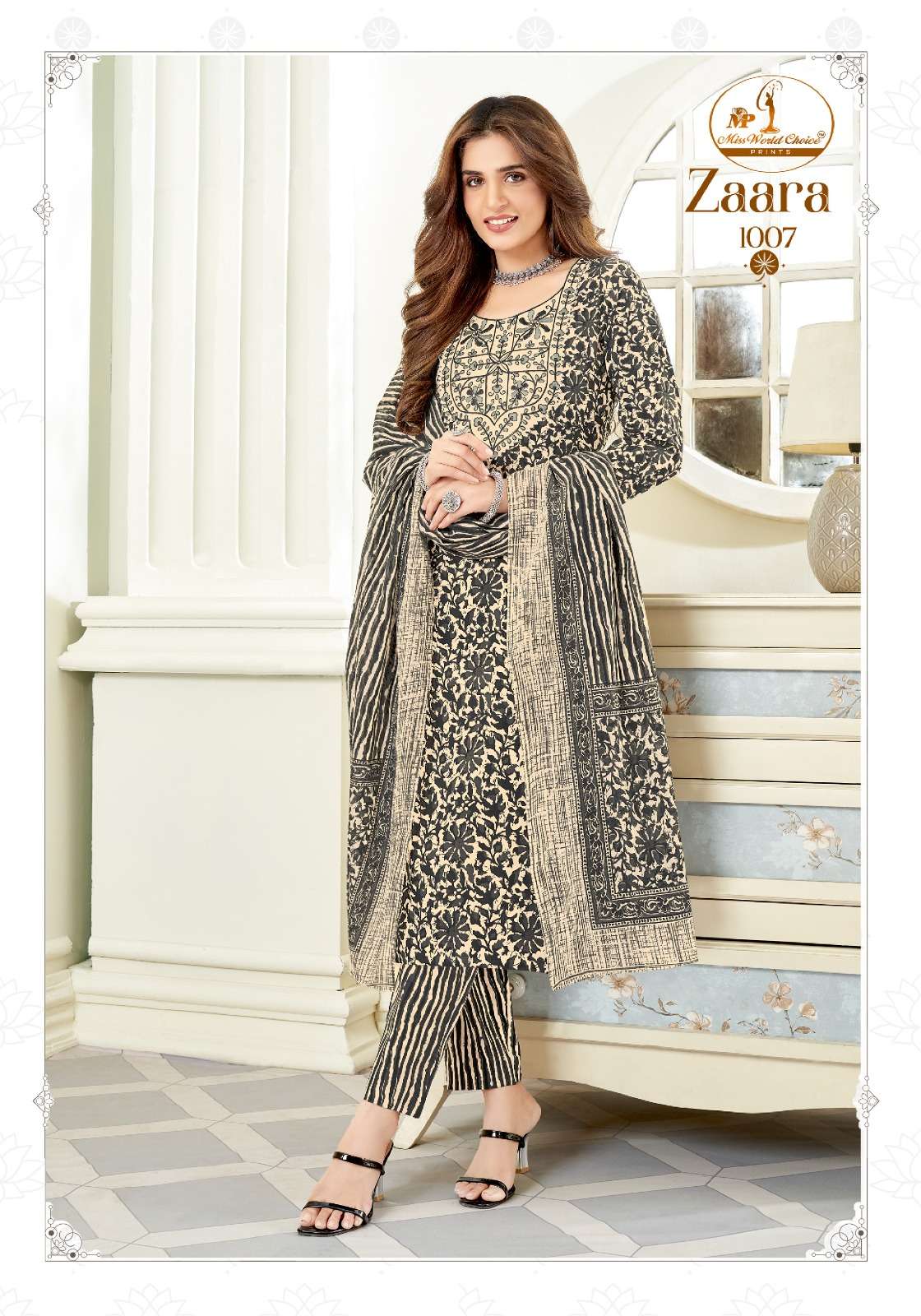 MISS WORLD CHOICE ZAARA VOL 1 COTTON SALWAR SUIT