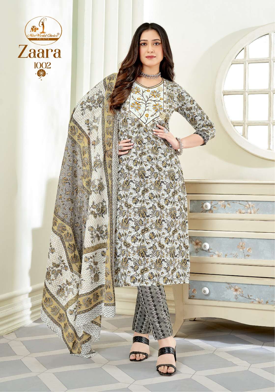 MISS WORLD CHOICE ZAARA VOL 1 COTTON SALWAR SUIT
