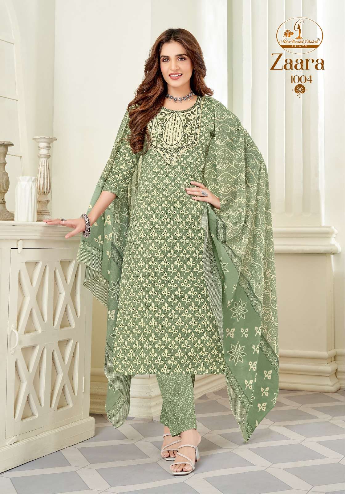 MISS WORLD CHOICE ZAARA VOL 1 COTTON SALWAR SUIT