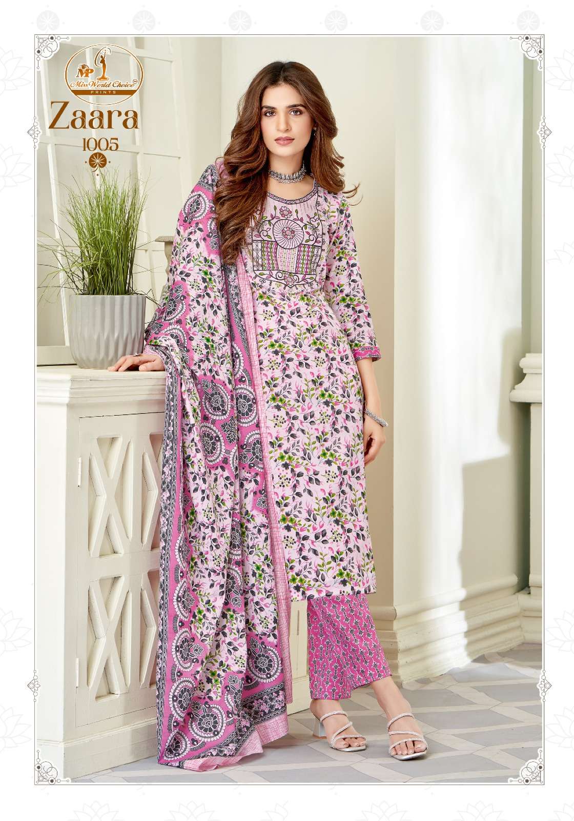 MISS WORLD CHOICE ZAARA VOL 1 COTTON SALWAR SUIT