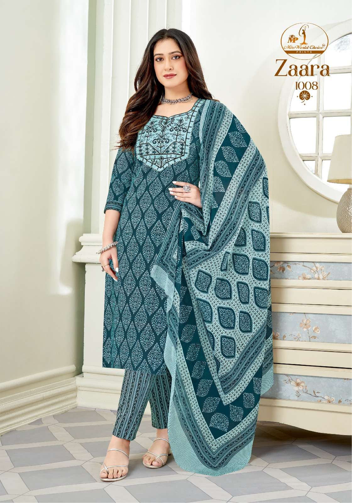 MISS WORLD CHOICE ZAARA VOL 1 COTTON SALWAR SUIT
