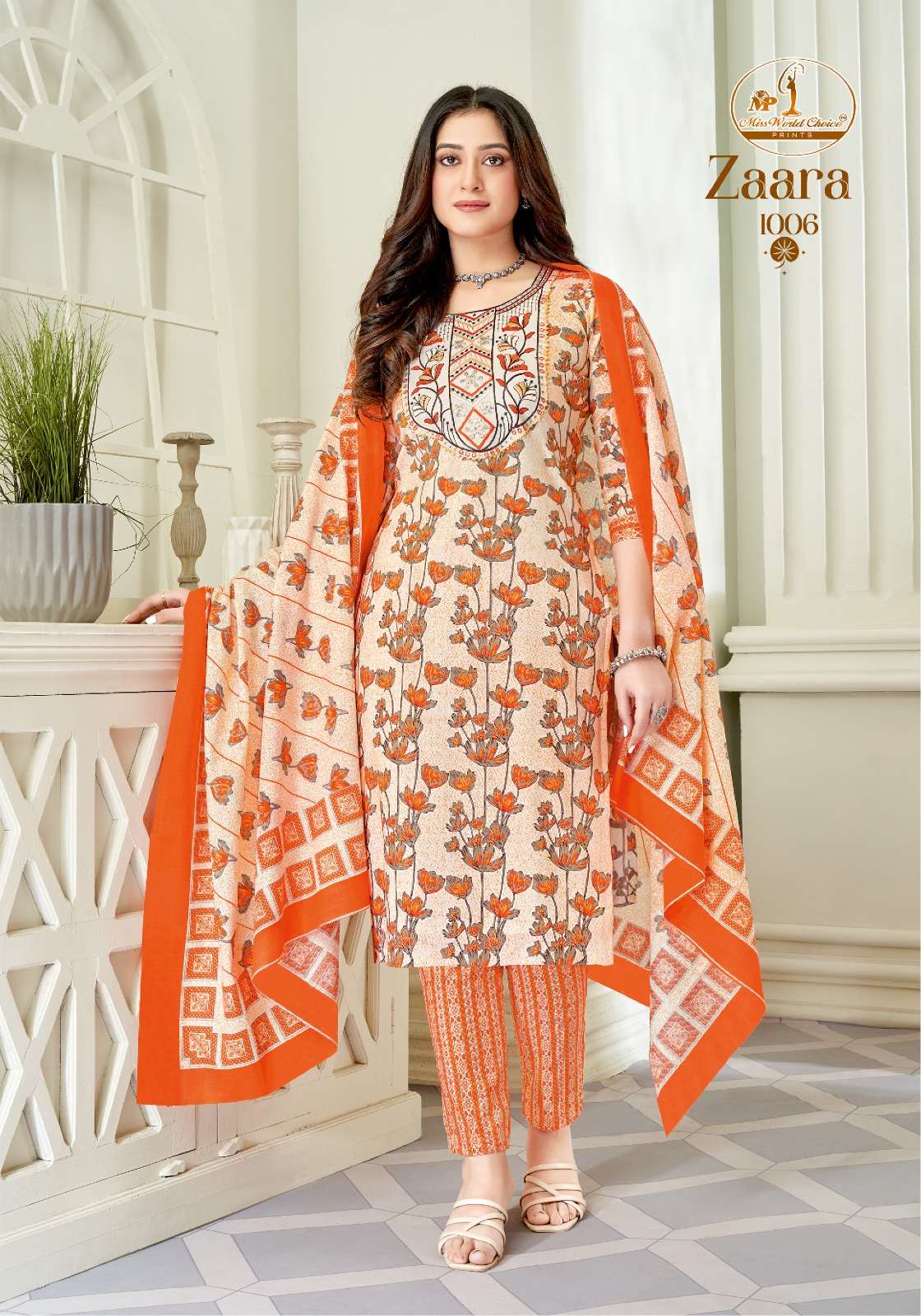 MISS WORLD CHOICE ZAARA VOL 1 COTTON SALWAR SUIT