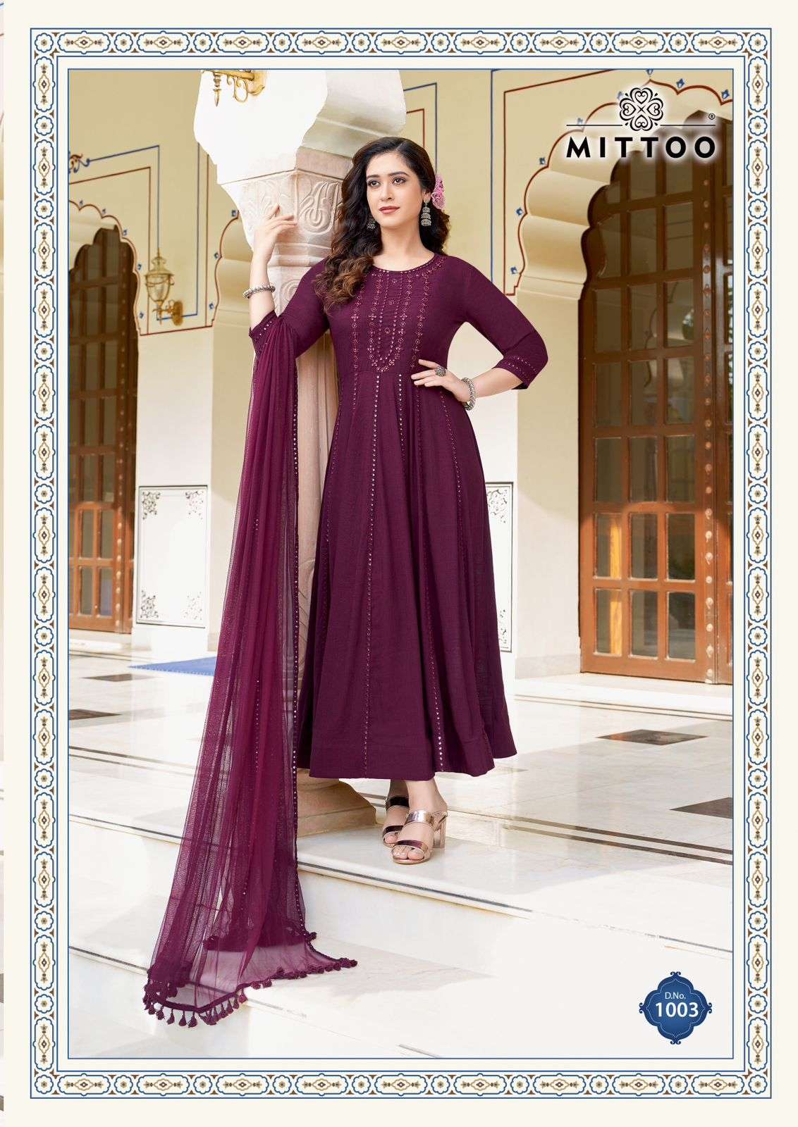 MITTOO SAAWARIYA PARTY WEAR GOWN WITH DUPATTA SET 
