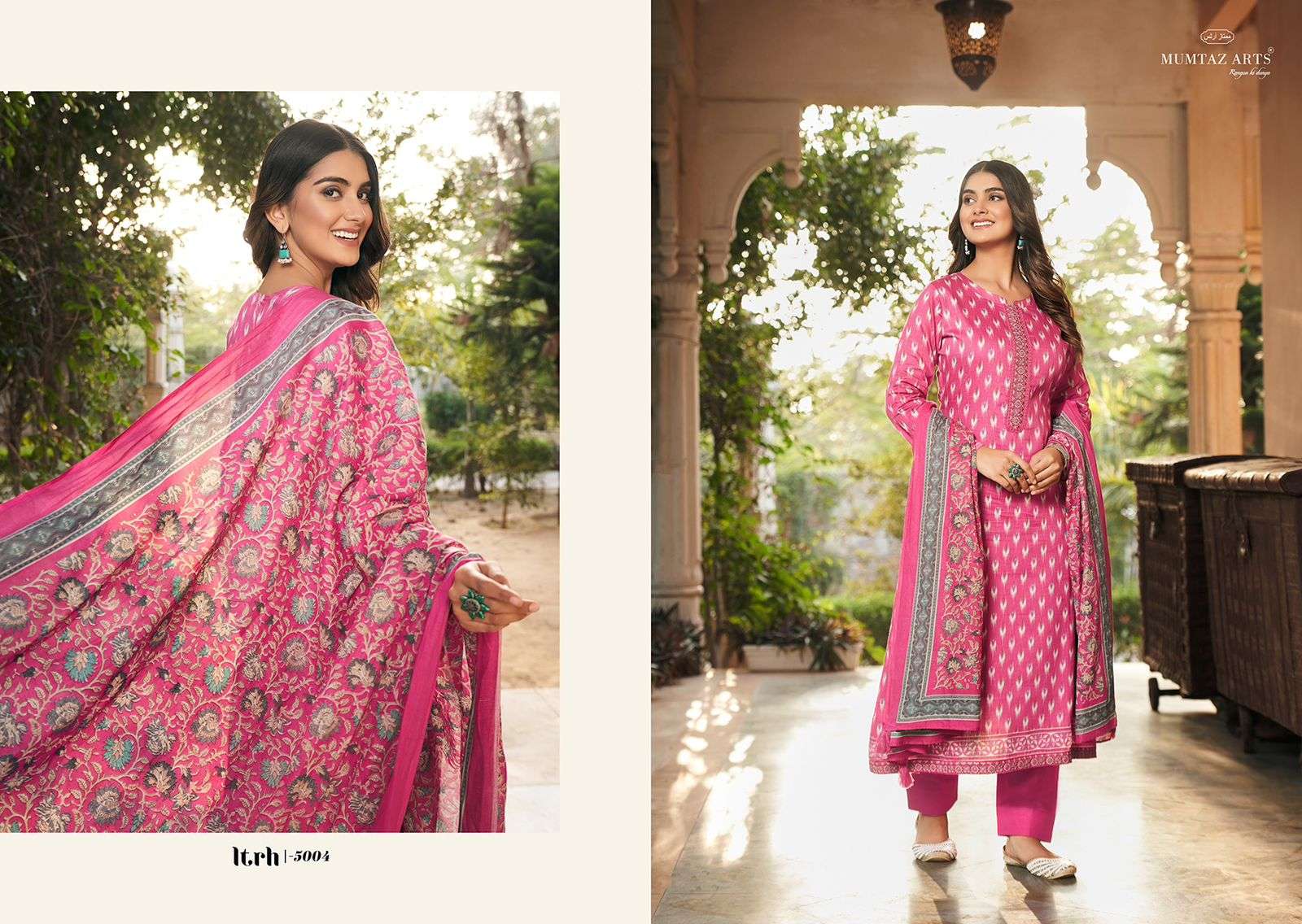 MUMTAZ ARTS  ITRH VISCOSE FANCY WORK SUIT