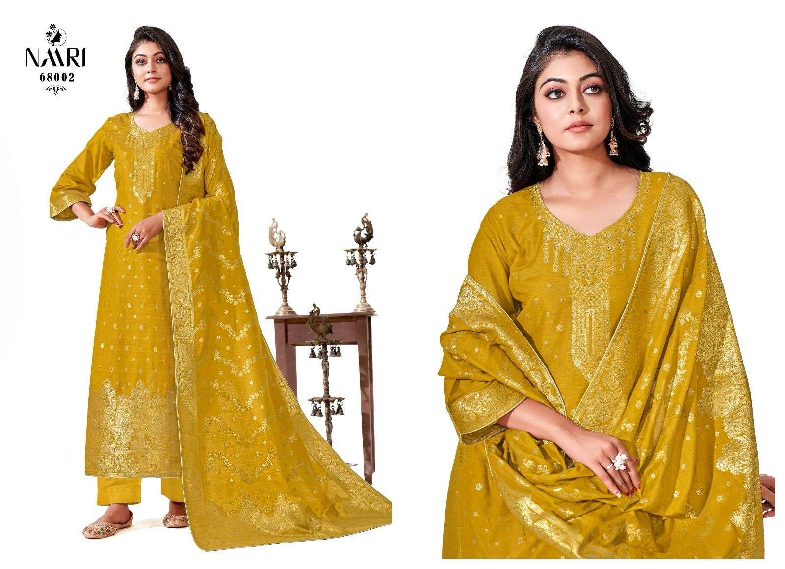 NAARI MEHAR VOL 7 MUSLIN JACQUARD EMBROIDERY SUIT