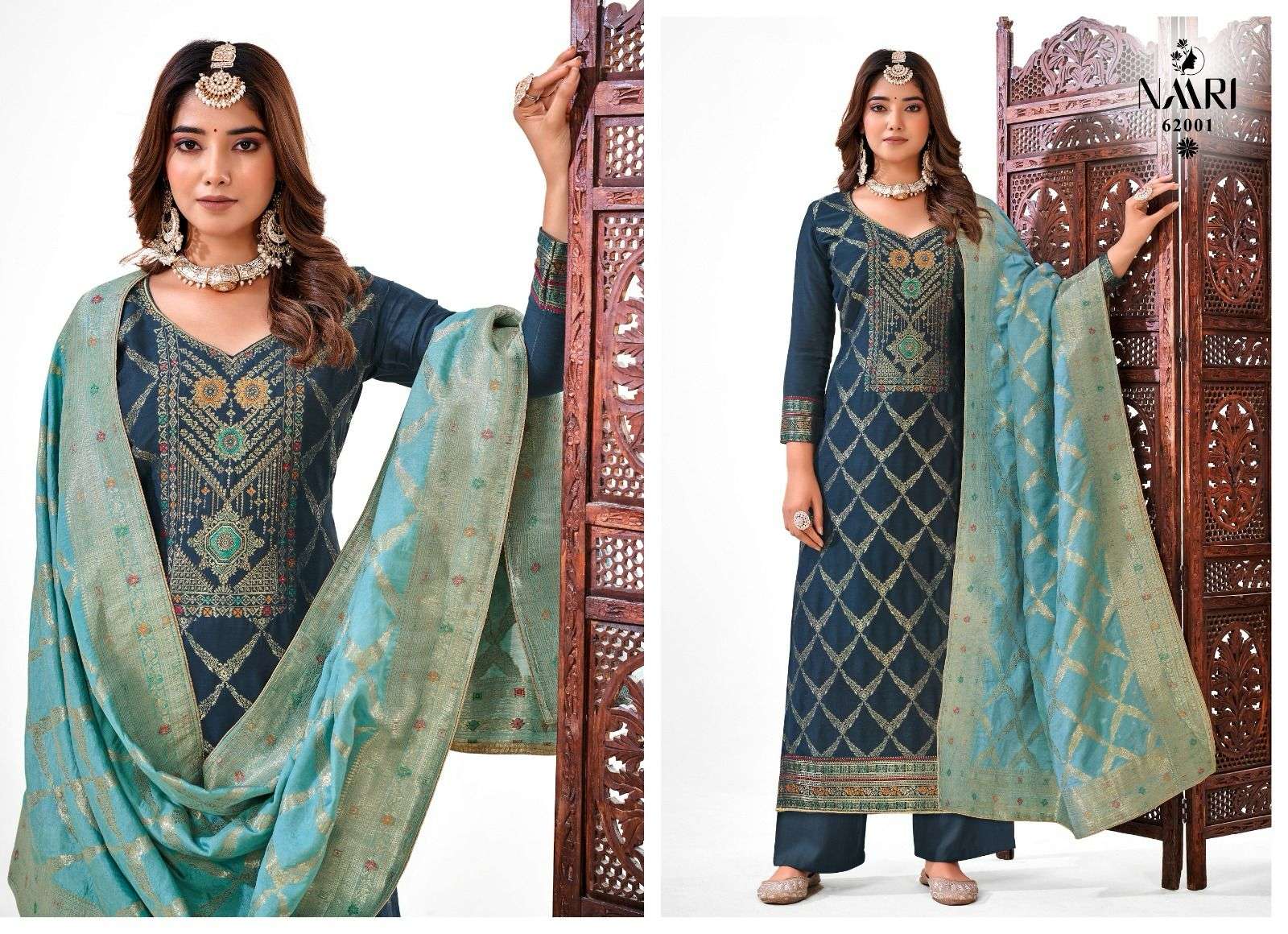 NAARI SANAZ DOLA JACQUARD DESIGNER SUIT