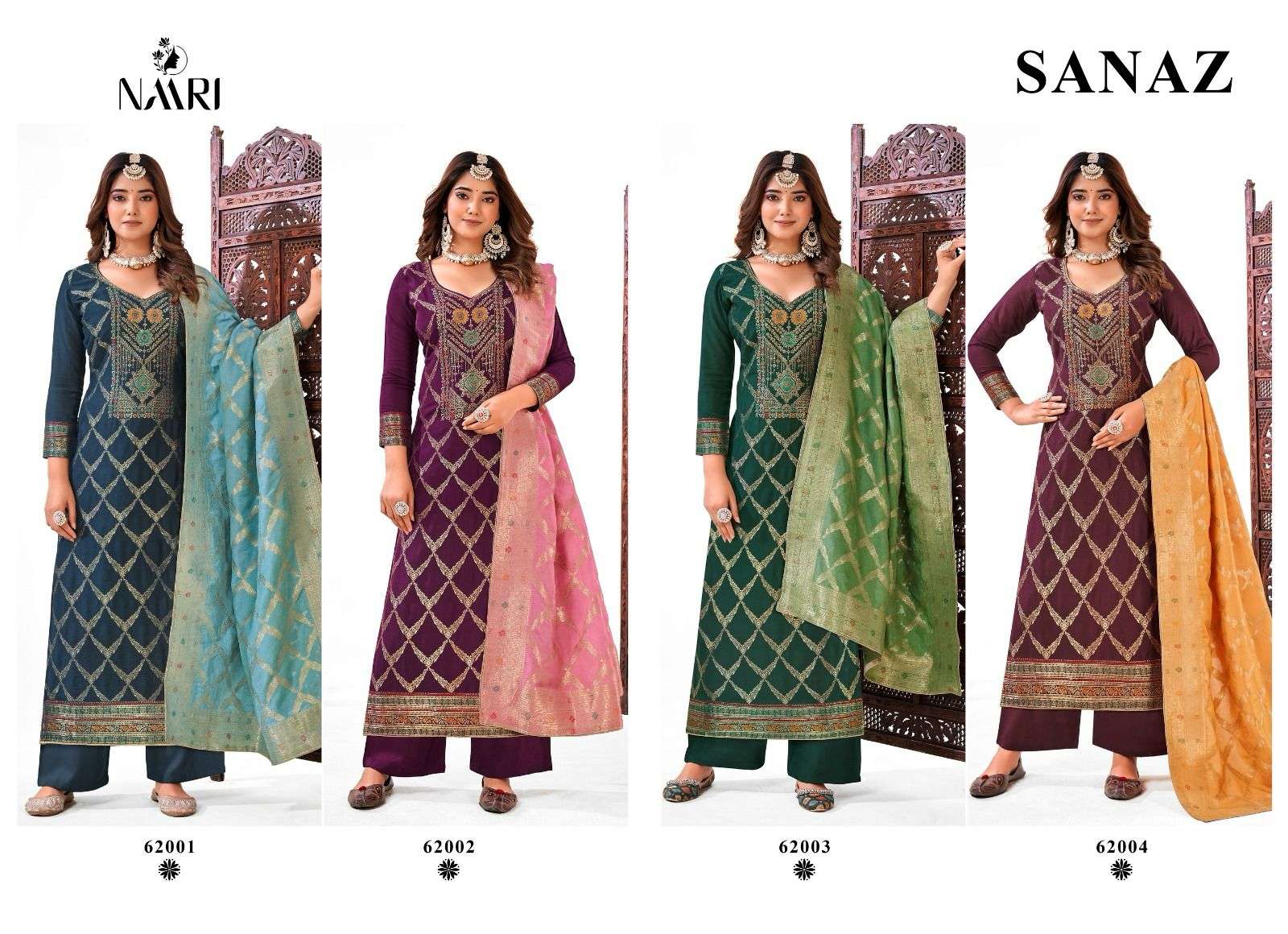 NAARI SANAZ DOLA JACQUARD DESIGNER SUIT