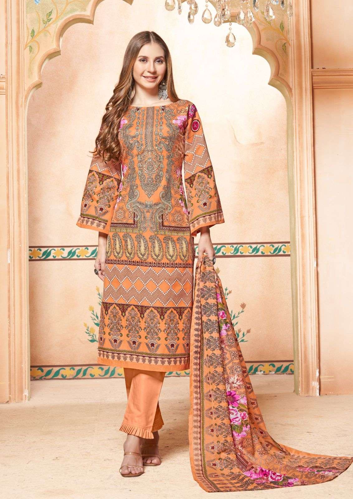 NAFISA COTTON ESRA VOL 4 COTTON DIGITAL PRINT DRESS
