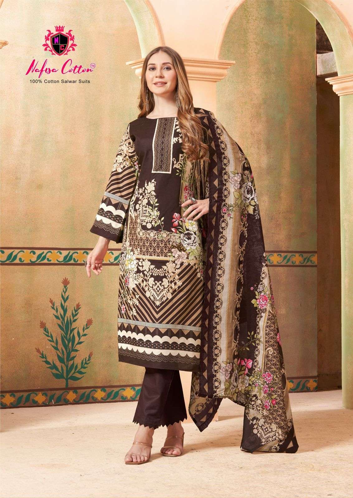 NAFISA COTTON ESRA VOL 4 COTTON DIGITAL PRINT DRESS