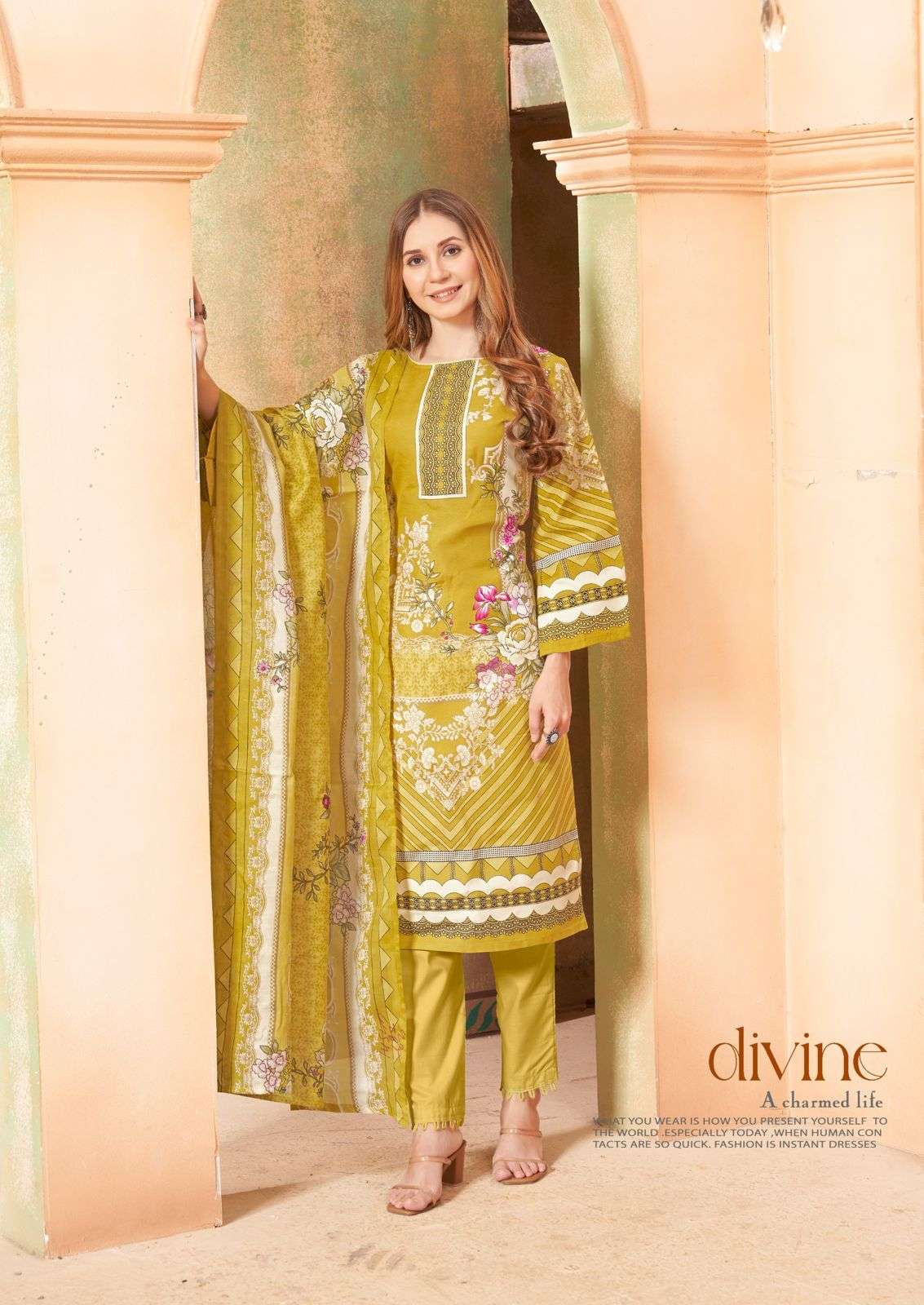 NAFISA COTTON ESRA VOL 4 COTTON DIGITAL PRINT DRESS