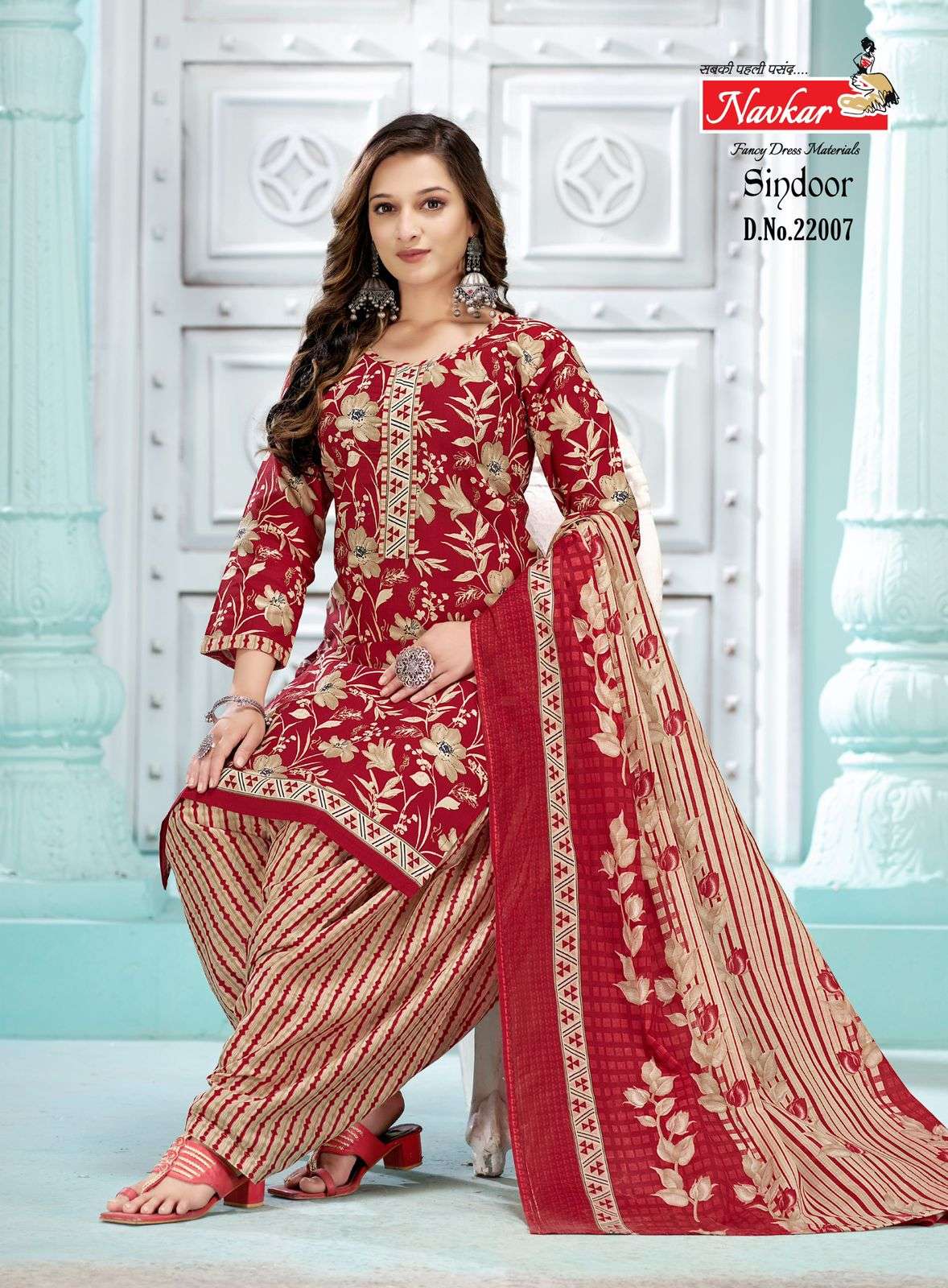 NAVKAR SINDOOR VOL 22 COTTON PATIYALA SUIT