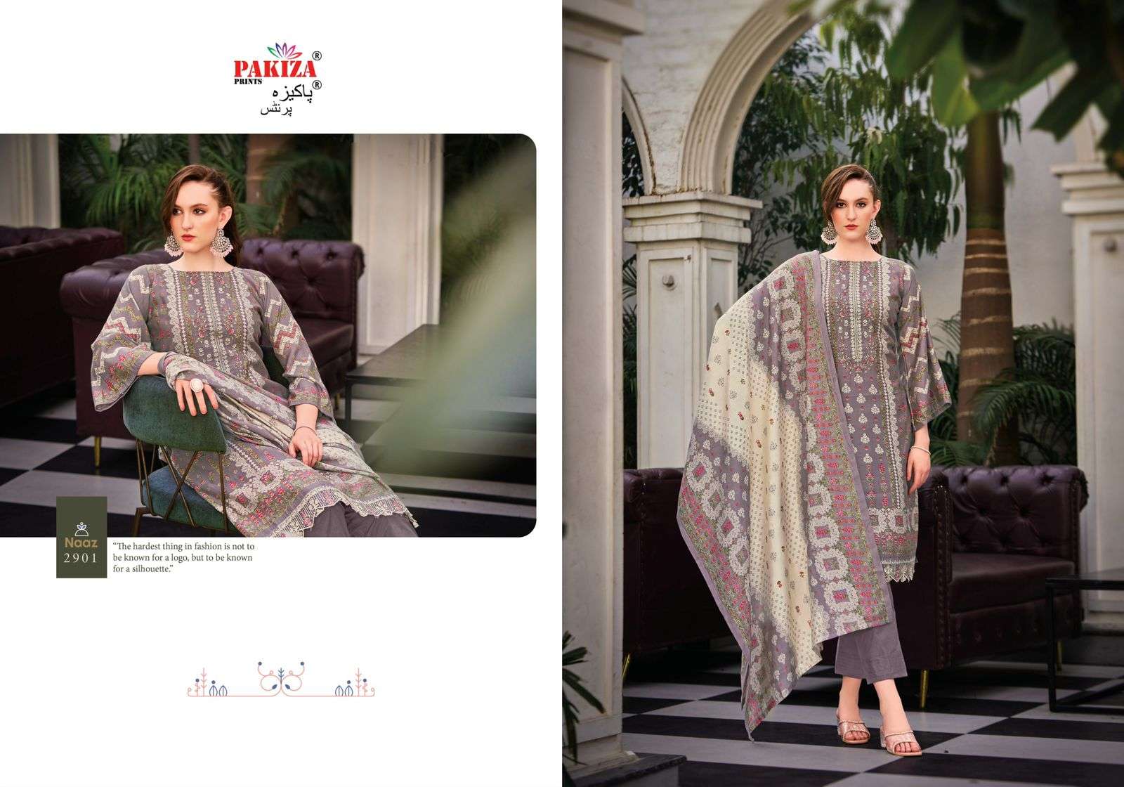 PAKIZA PRINTS NAAZ VOL 29 EMBROIDERY WORK SUIT
