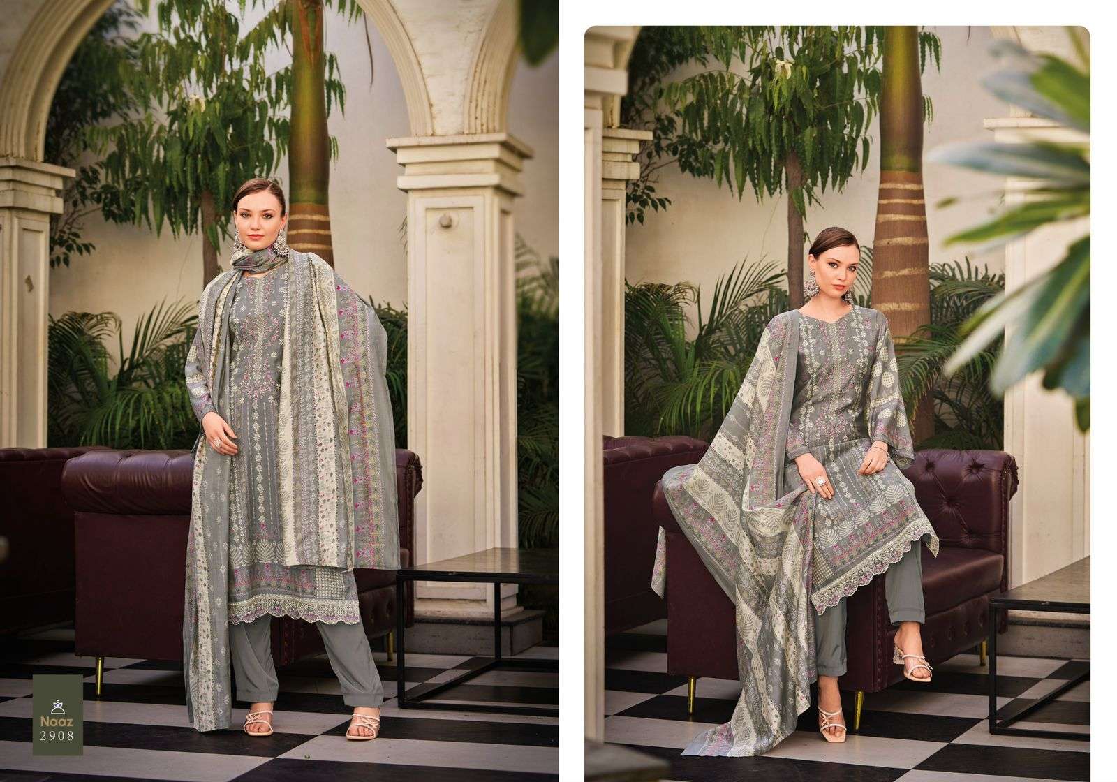PAKIZA PRINTS NAAZ VOL 29 EMBROIDERY WORK SUIT