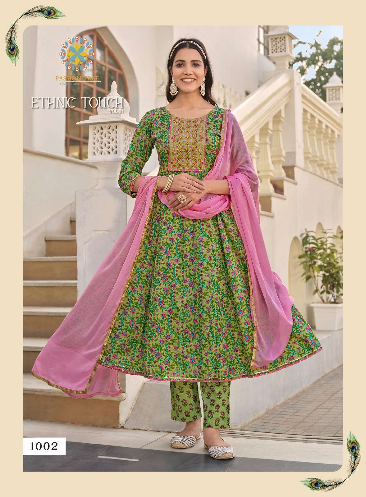 PASSION TREE ETHNIC TOUCH VOL 1 FANCY KURTI COMBO SET 