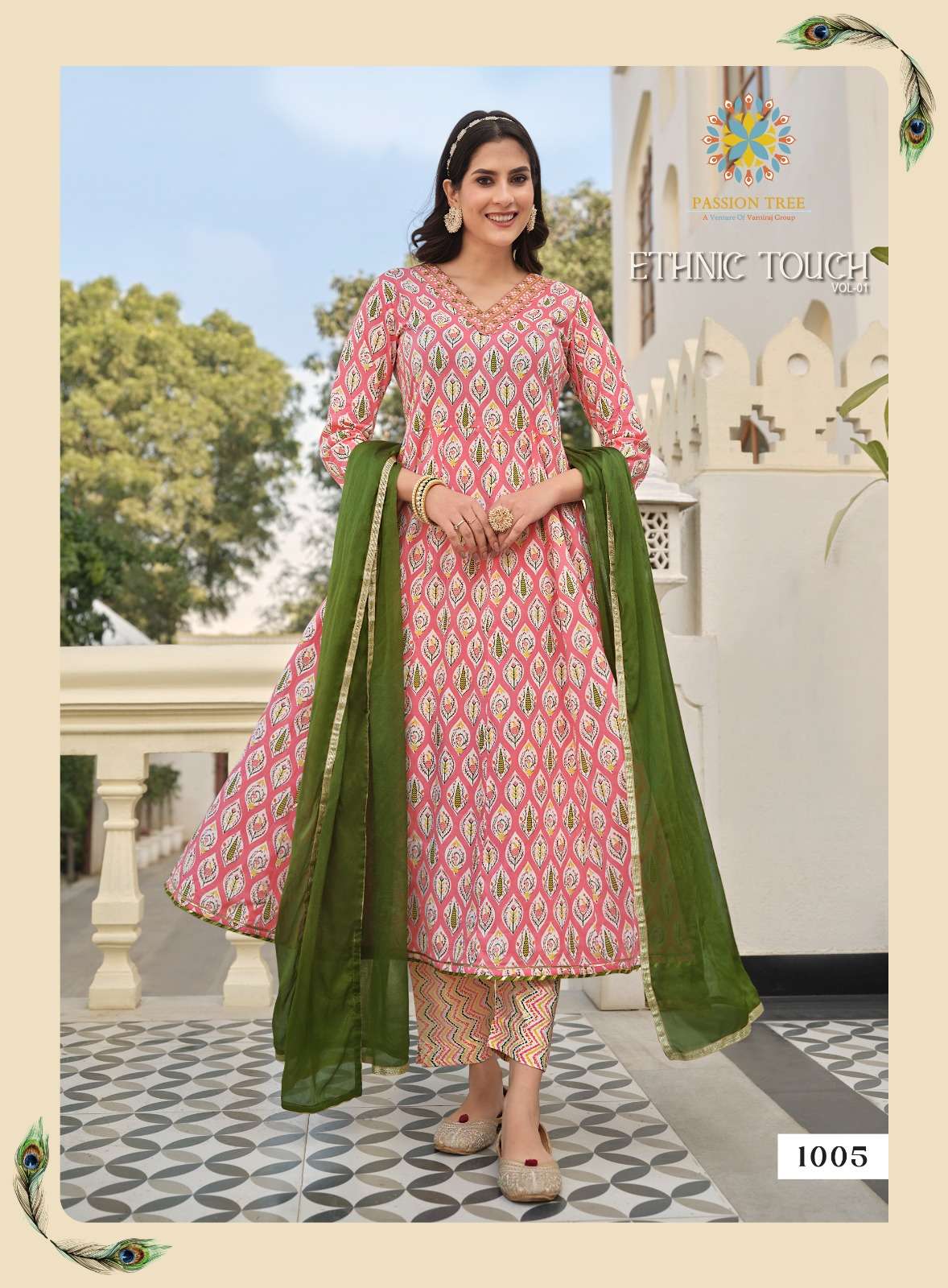 PASSION TREE ETHNIC TOUCH VOL 1 FANCY KURTI COMBO SET 