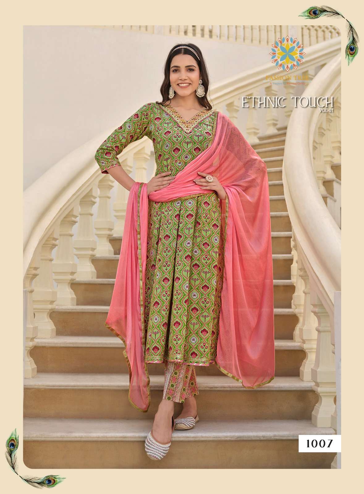 PASSION TREE ETHNIC TOUCH VOL 1 FANCY KURTI COMBO SET 