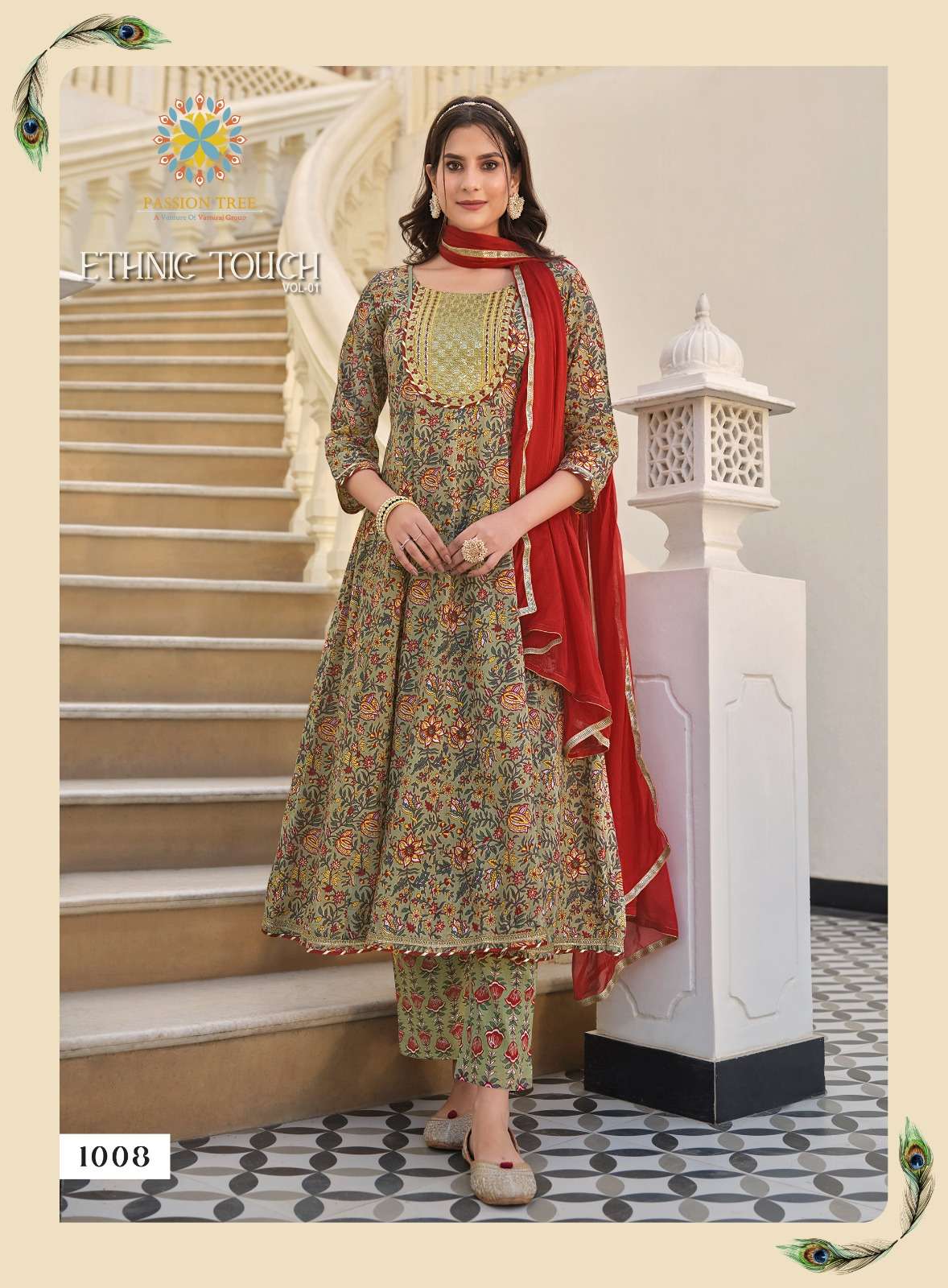 PASSION TREE ETHNIC TOUCH VOL 1 FANCY KURTI COMBO SET 
