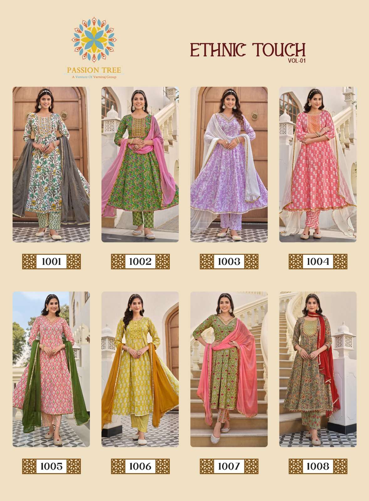 PASSION TREE ETHNIC TOUCH VOL 1 FANCY KURTI COMBO SET 